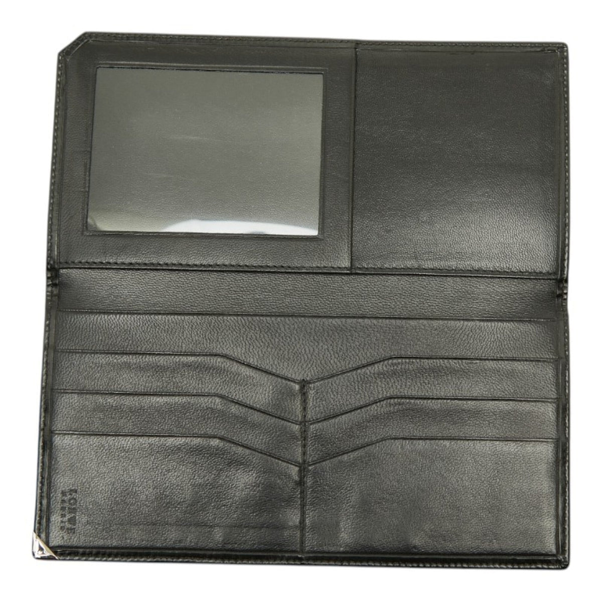Loewe Black Leather Long Wallet (Bi-Fold) (Pre-Owned)