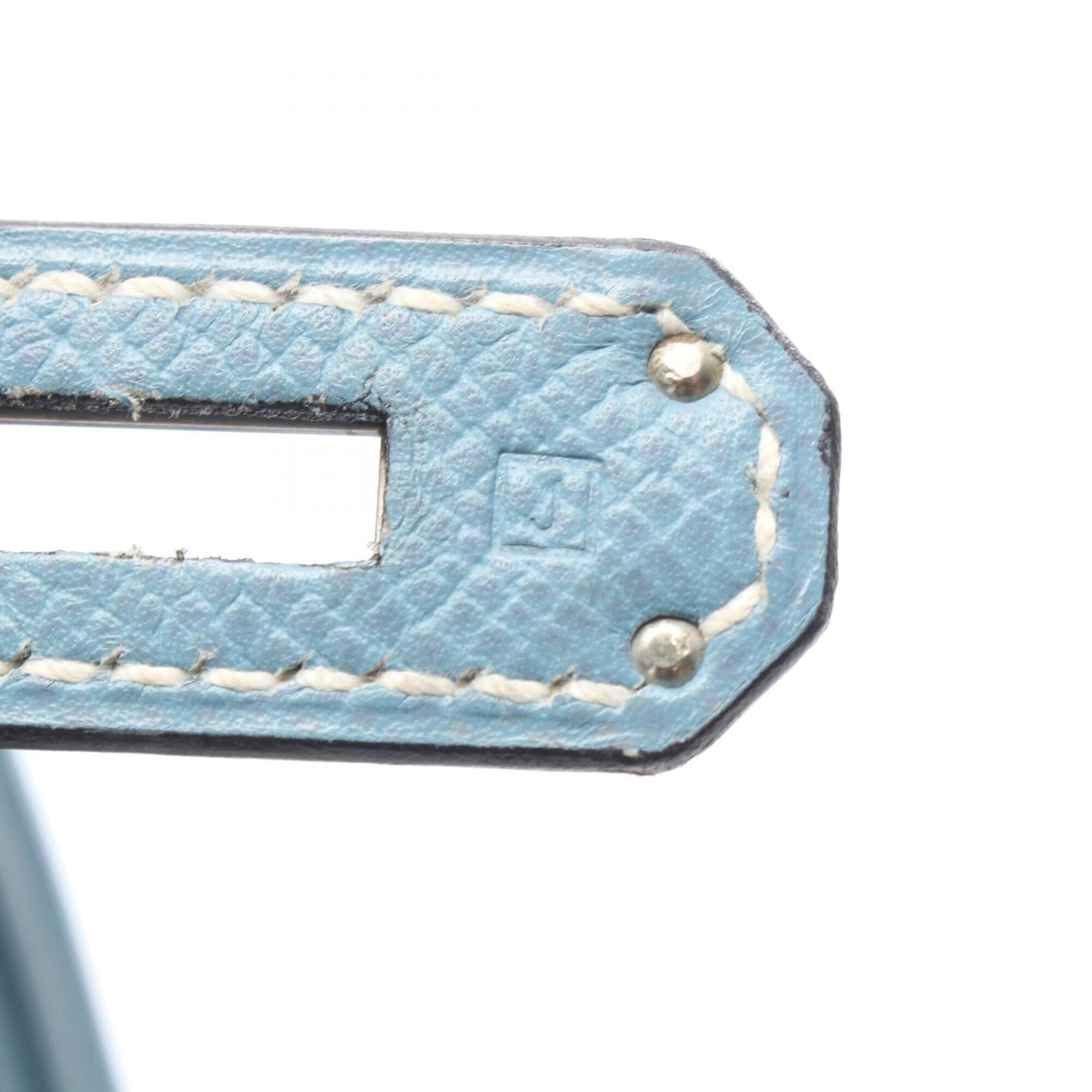 Hermes Blue Epsom Leather Handbag (Pre-Owned)
