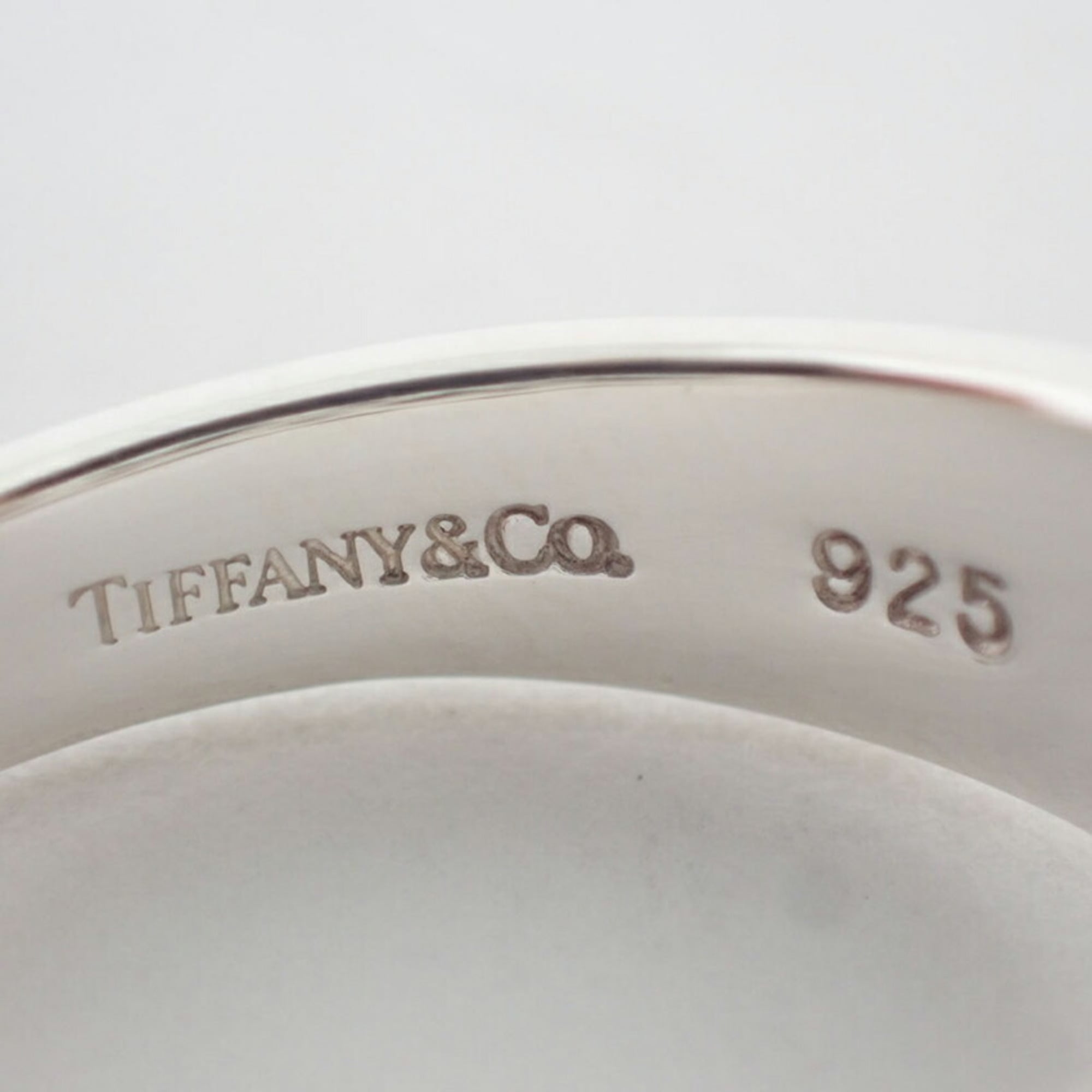 Tiffany Sterling Silver 925 Band Ring (Pre-Owned)