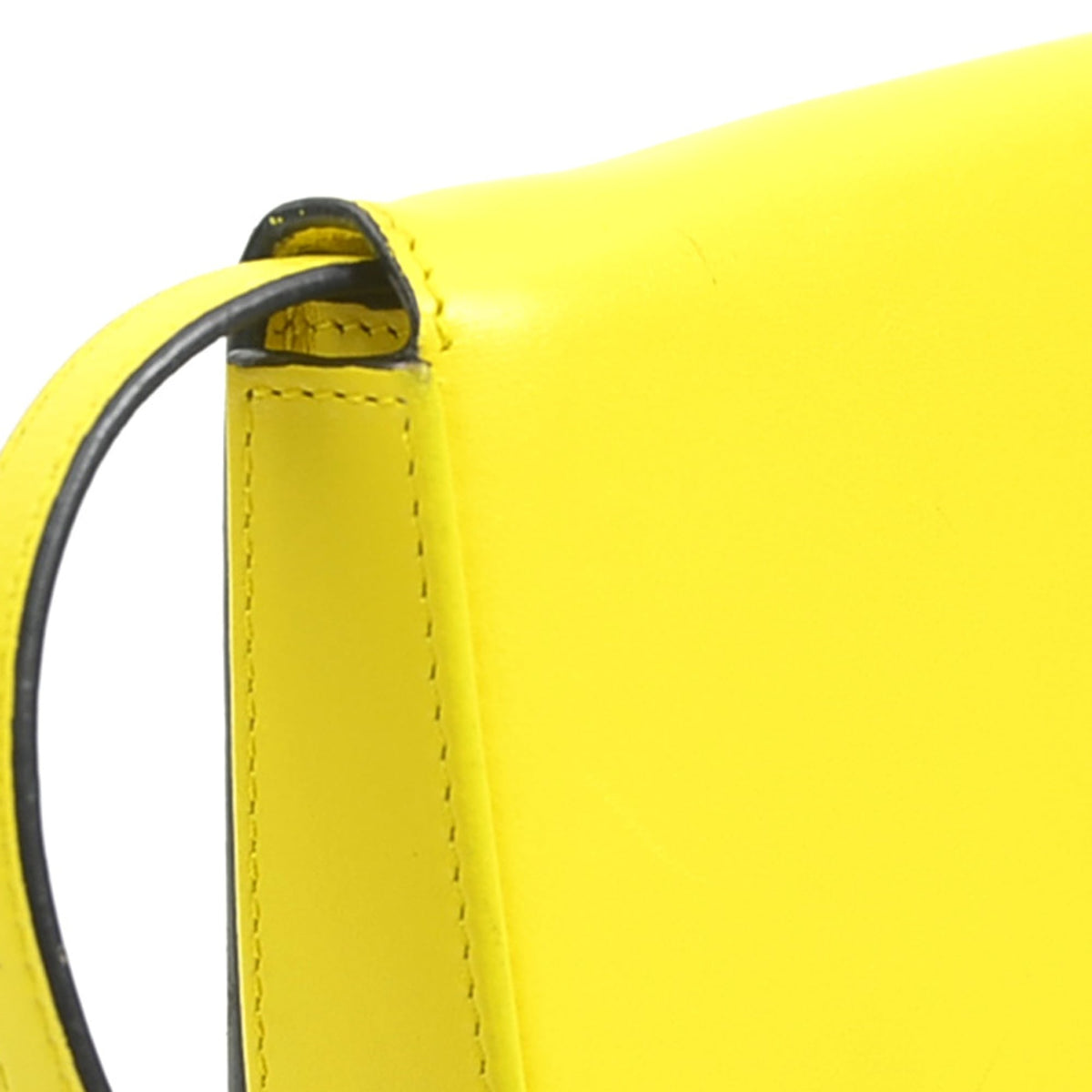 Loewe Yellow Leather Pouch Shoulder Bag (Pre-Owned)