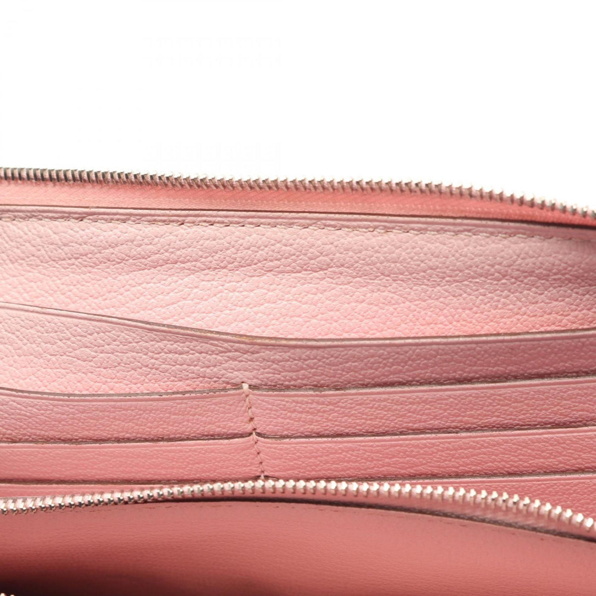 Hermes Pink Rose Sakura Leather Long Wallet (Bi-Fold) (Pre-Owned)