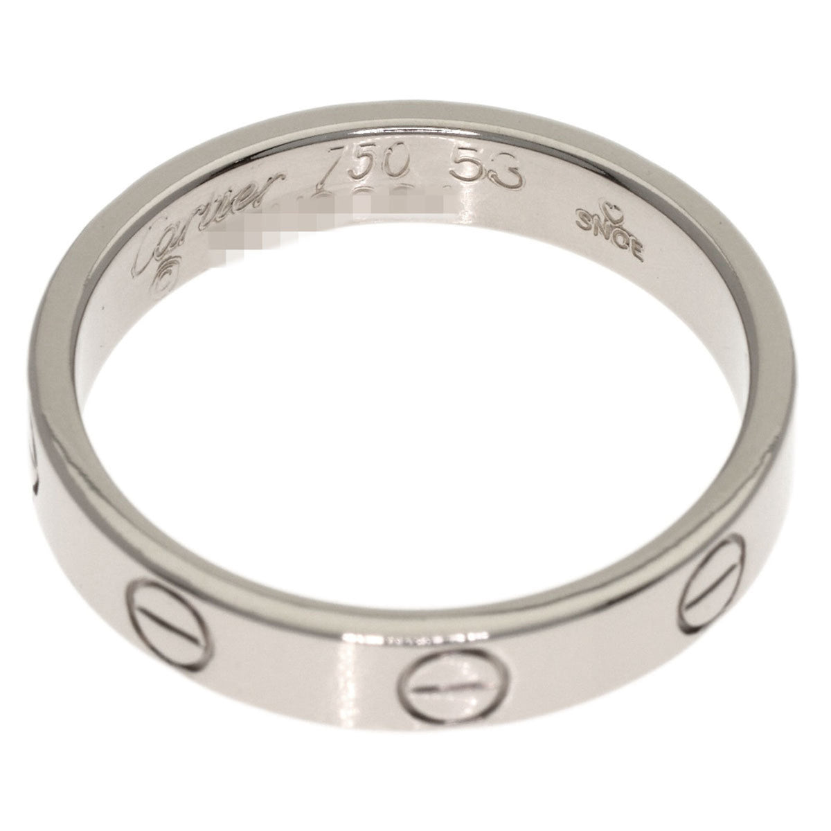 Cartier White Gold (18K) Band Ring (Pre-Owned)