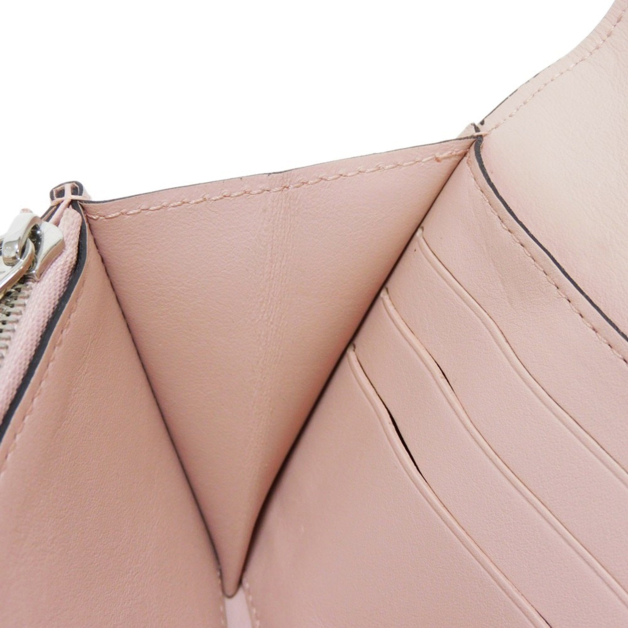 Louis Vuitton Magnolia Pink Mahina Leather Long Wallet (Bi-Fold) (Pre-Owned)