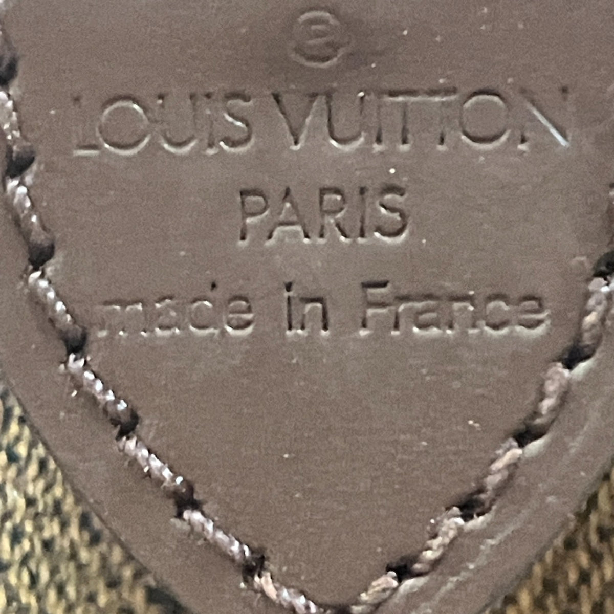 Louis Vuitton Brown Damier Canvas Pouch (Pre-Owned)