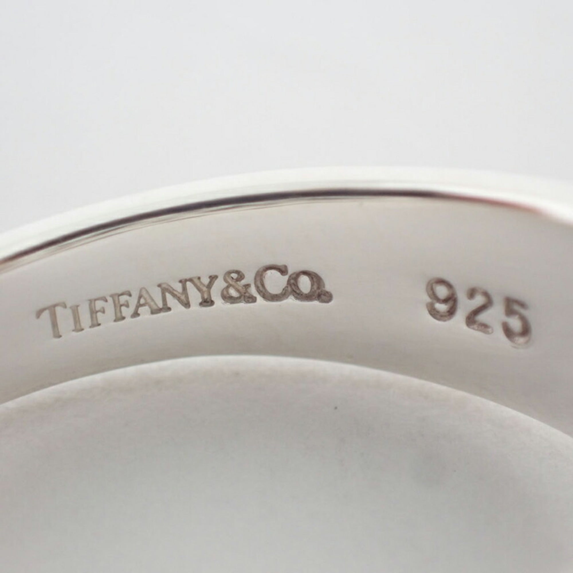 Tiffany Sterling Silver 925 Band Ring (Pre-Owned)