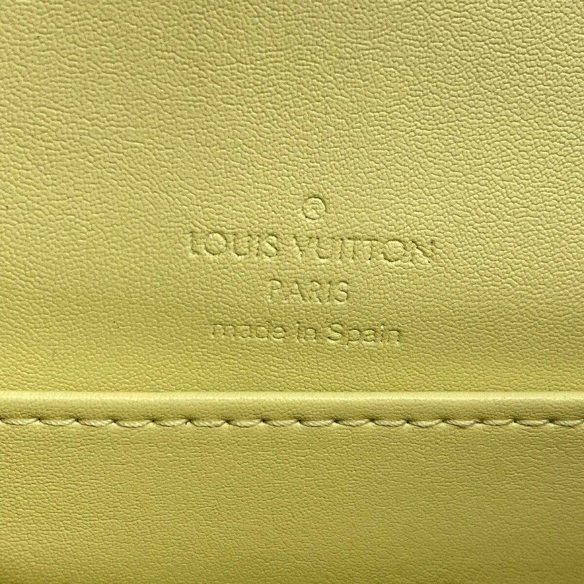 Louis Vuitton Lime Yellow Shoulder Bag (Pre-Owned)