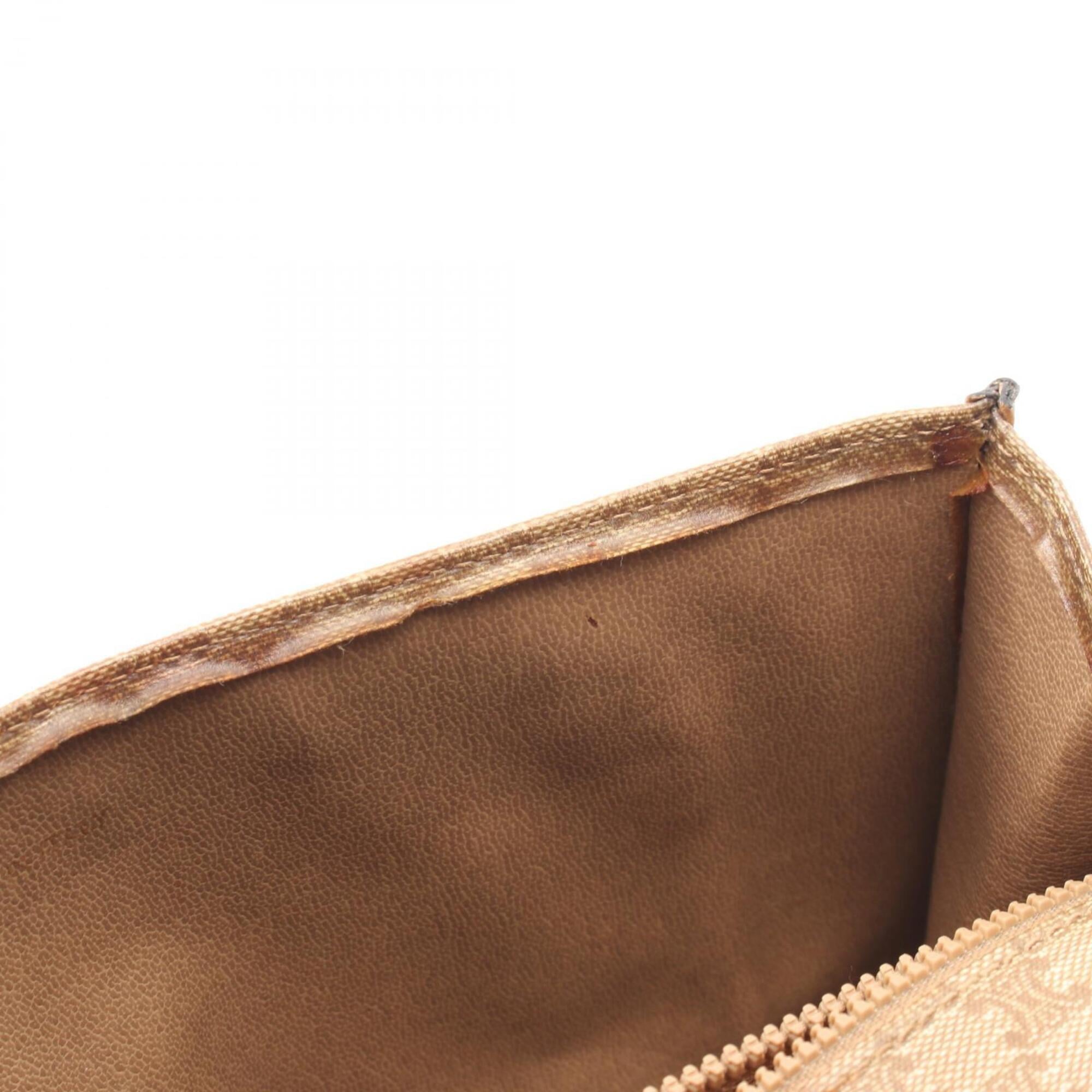 Celine Beige Coated Canvas Pvc Leather Handbag Shoulder Bag (Pre-Owned)