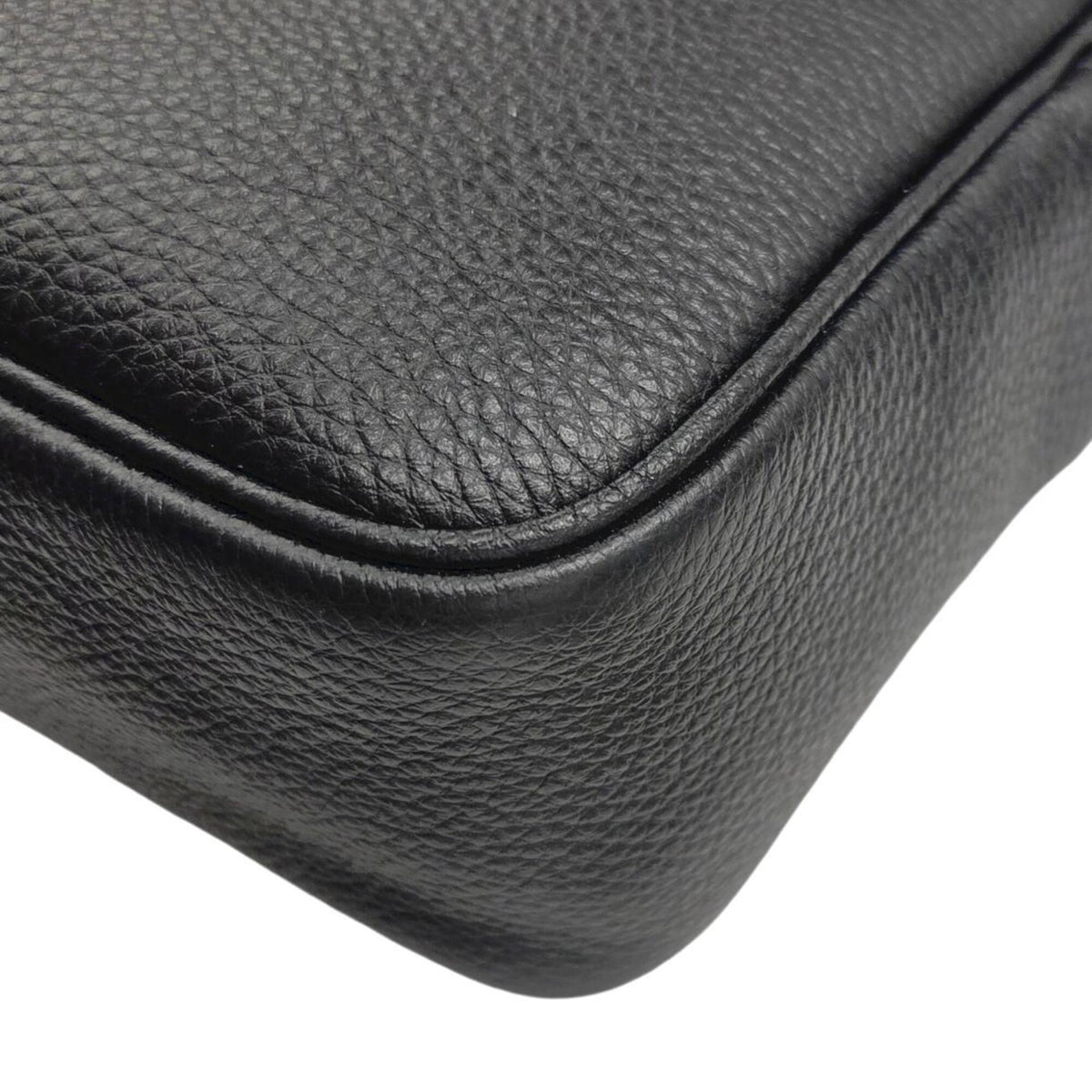 Prada Black Leather Shoulder Bag (Pre-Owned)