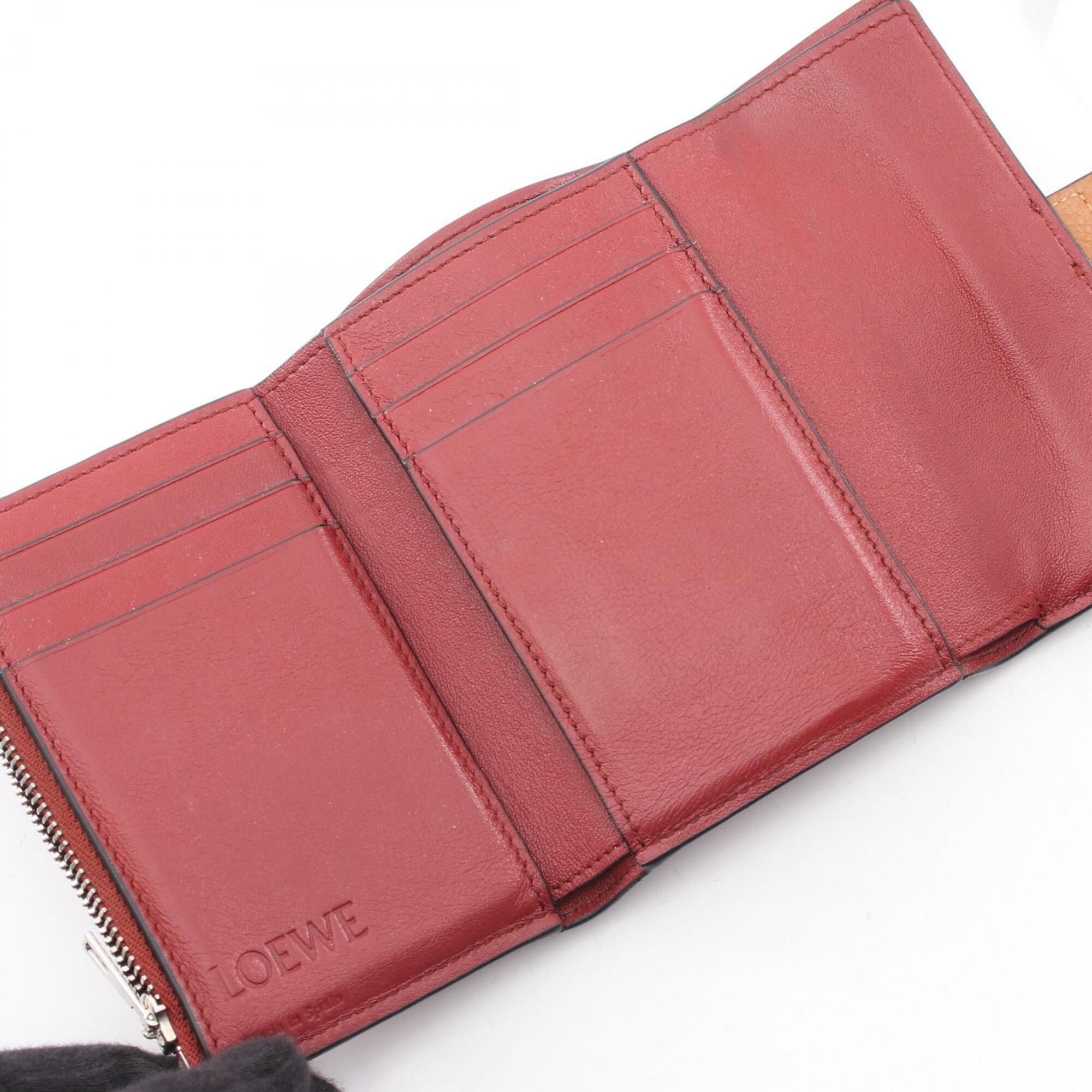 Loewe Brown Leather Wallet (Tri-Fold) (Pre-Owned)