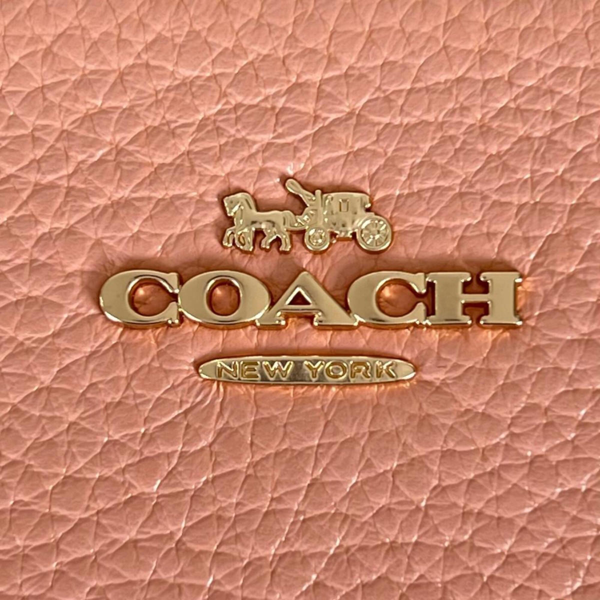 Coach Pink Leather Shoulder Bag (Pre-Owned)