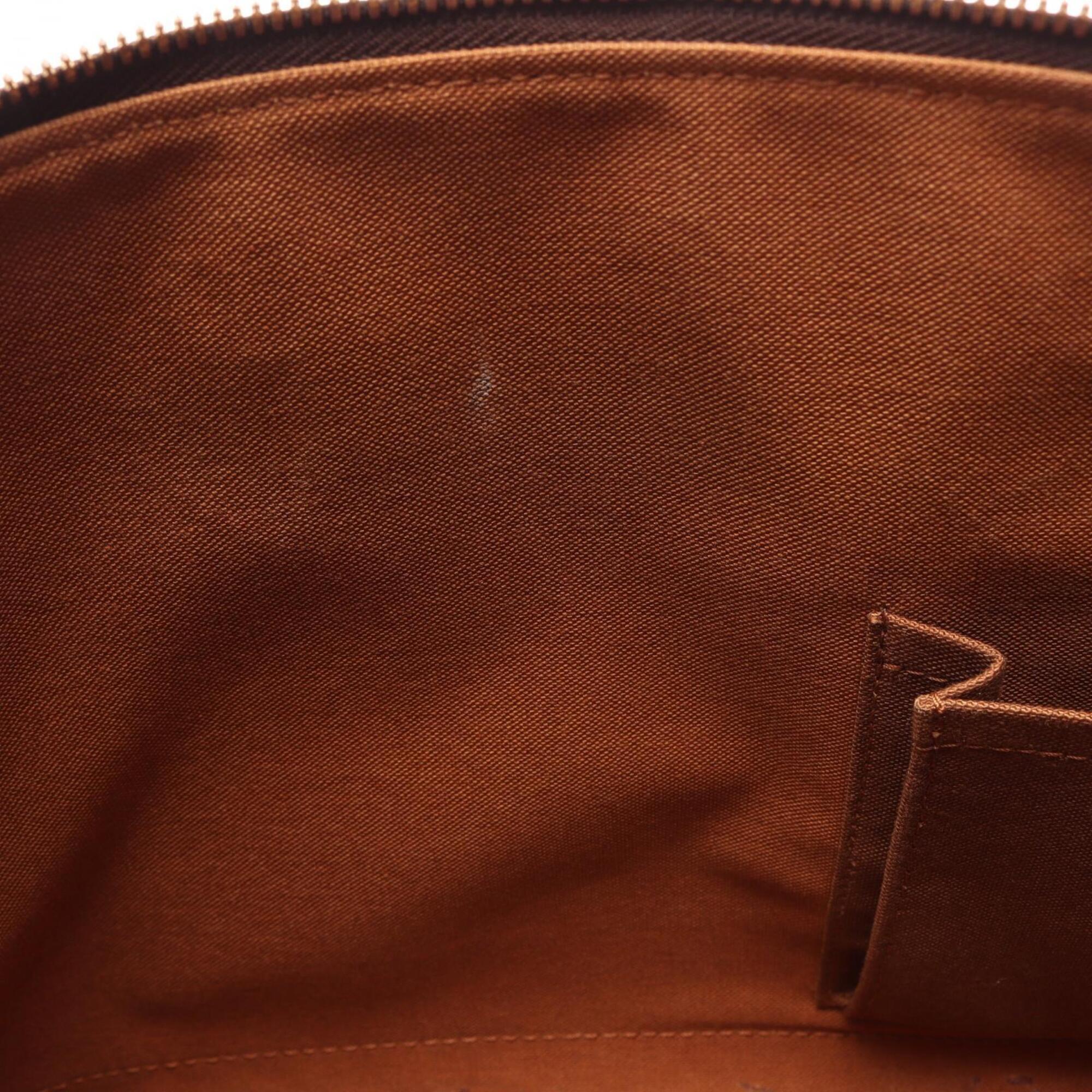 Louis Vuitton Brown Coated Canvas Leather Handbag (Pre-Owned)
