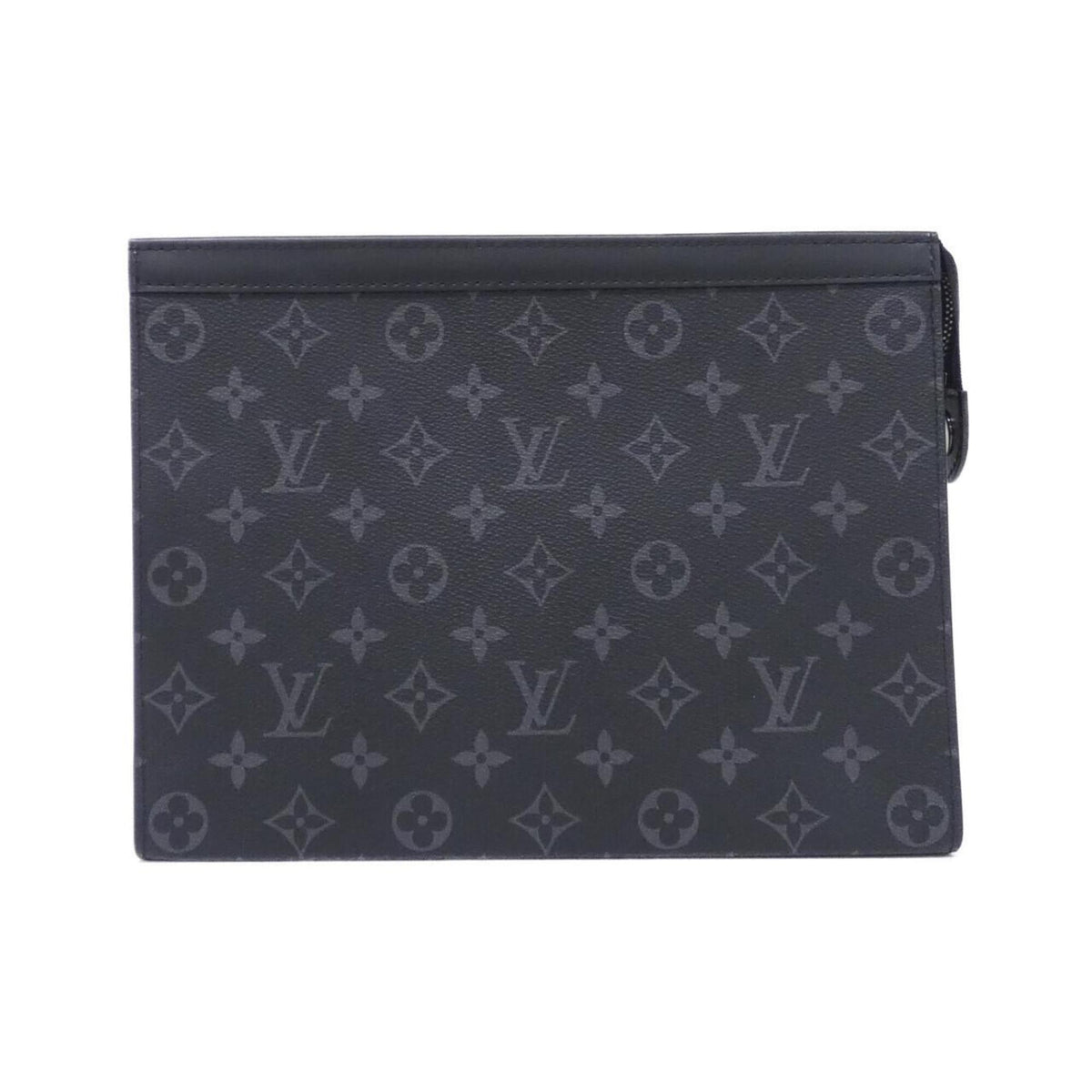 Louis Vuitton Black Coated Canvas Handbag Pochette (Pre-Owned)