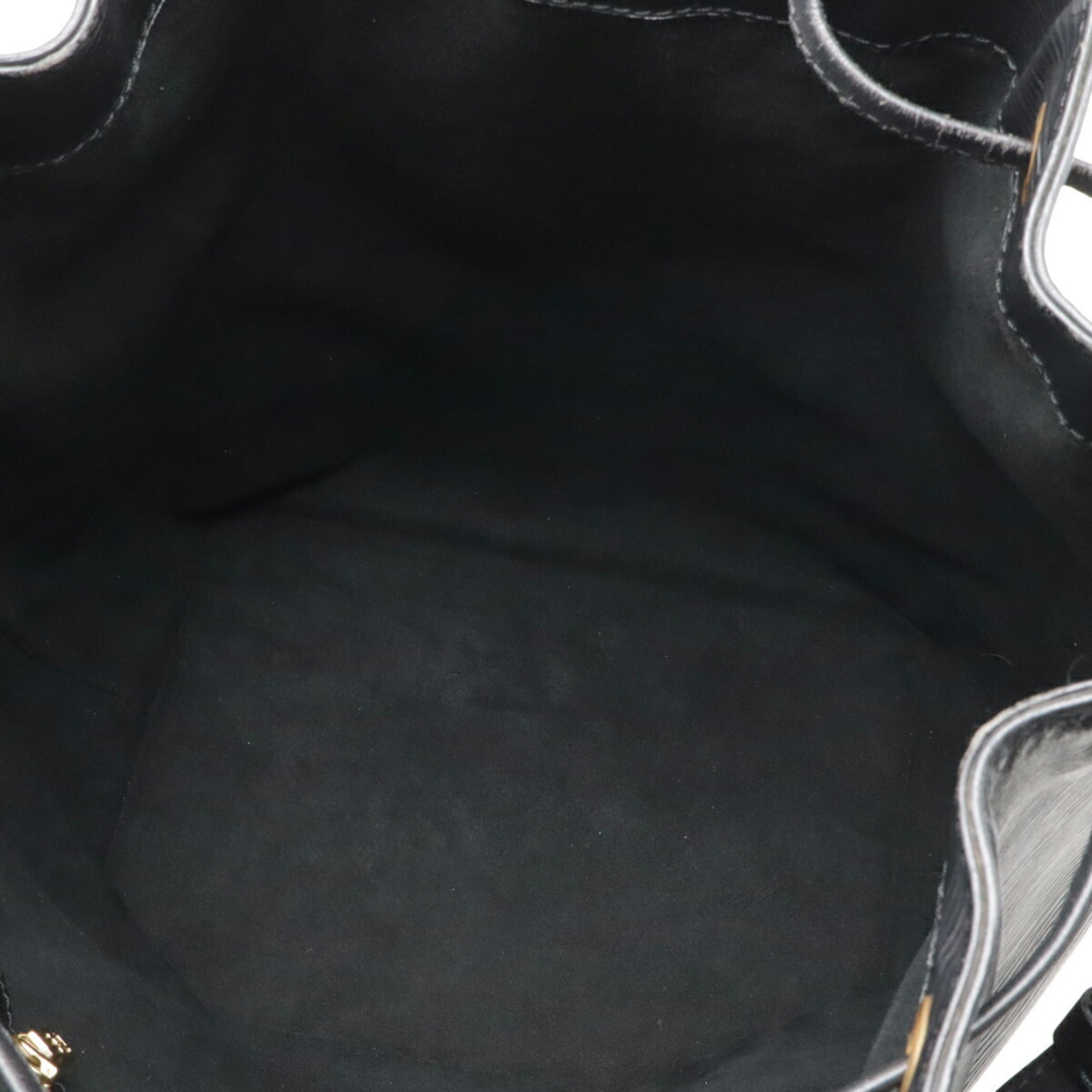 Louis Vuitton Black Noir Epi Leather Shoulder Bag (Pre-Owned)
