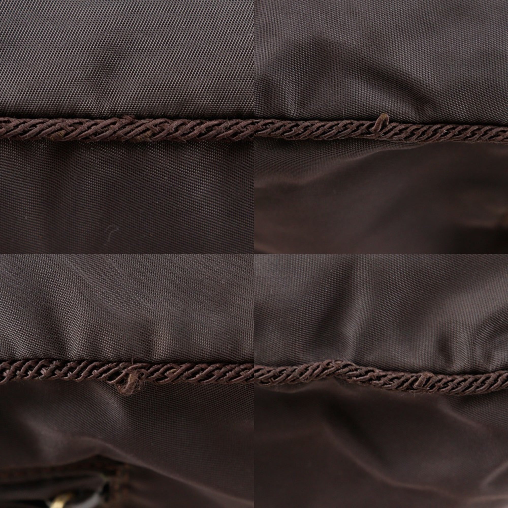 Prada Brown Nylon Handbag (Pre-Owned)