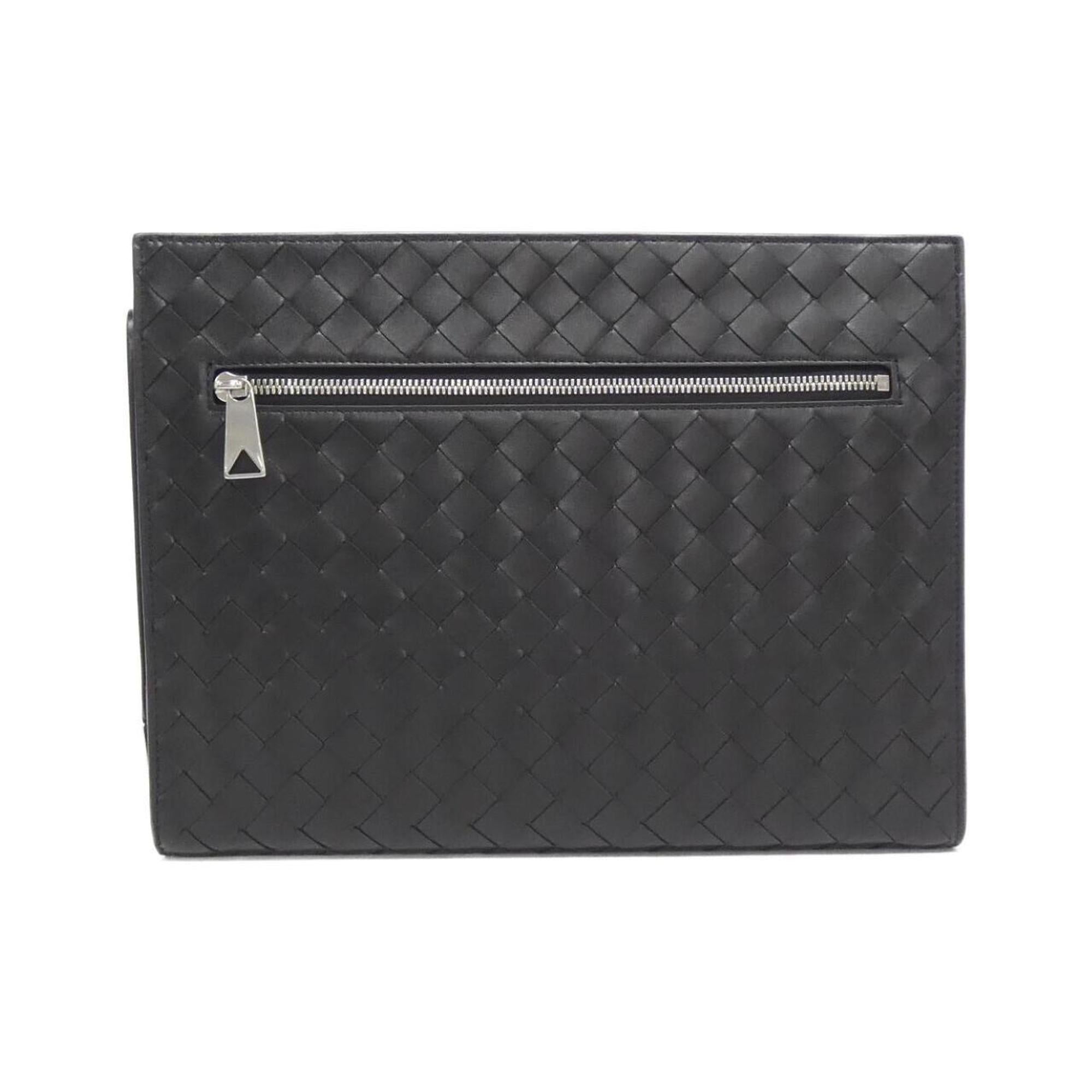 Bottega Veneta Black Leather Handbag (Pre-Owned)