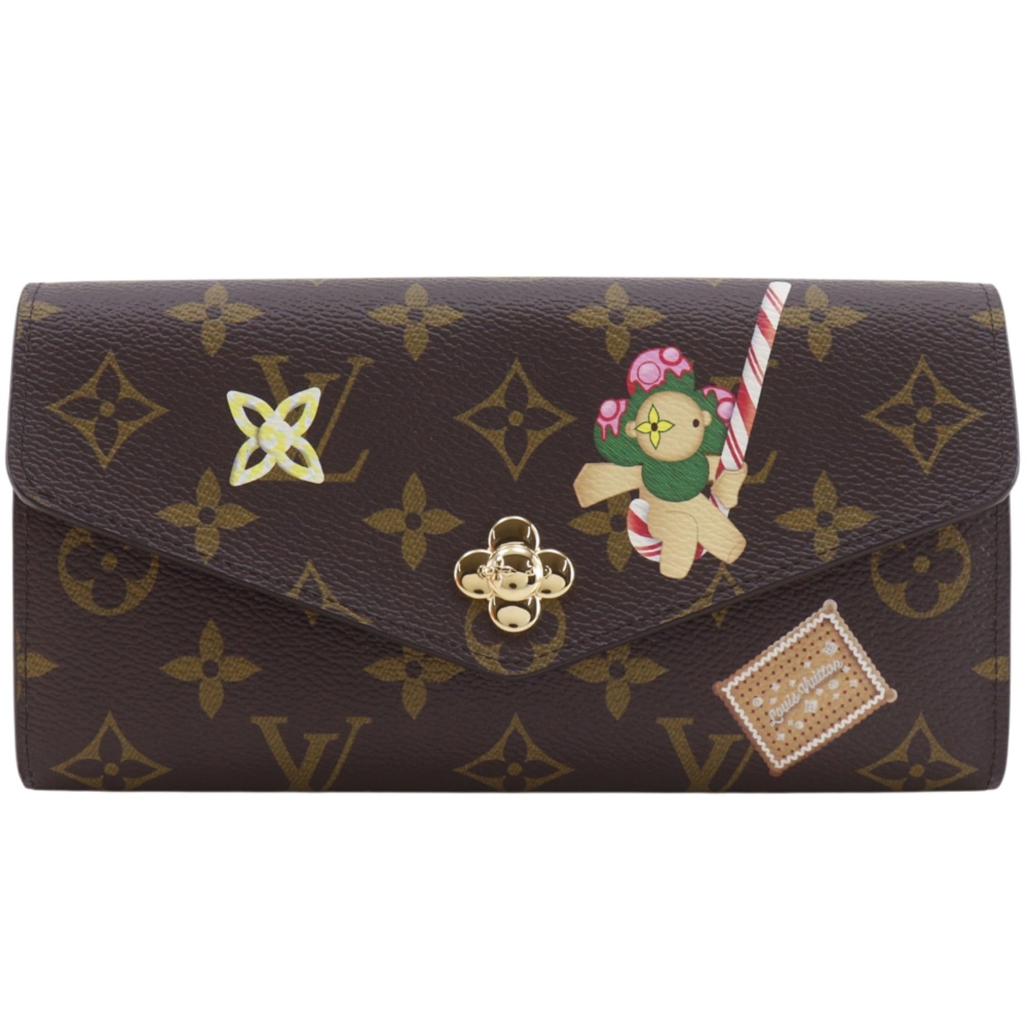 Louis Vuitton Monogram Brown Monogram Long Wallet (Bi-Fold) (Pre-Owned)