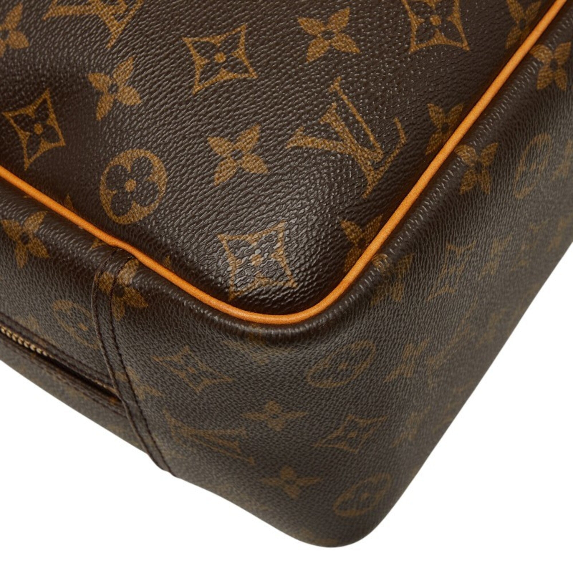 Louis Vuitton Brown Pvc Leather Handbag (Pre-Owned)