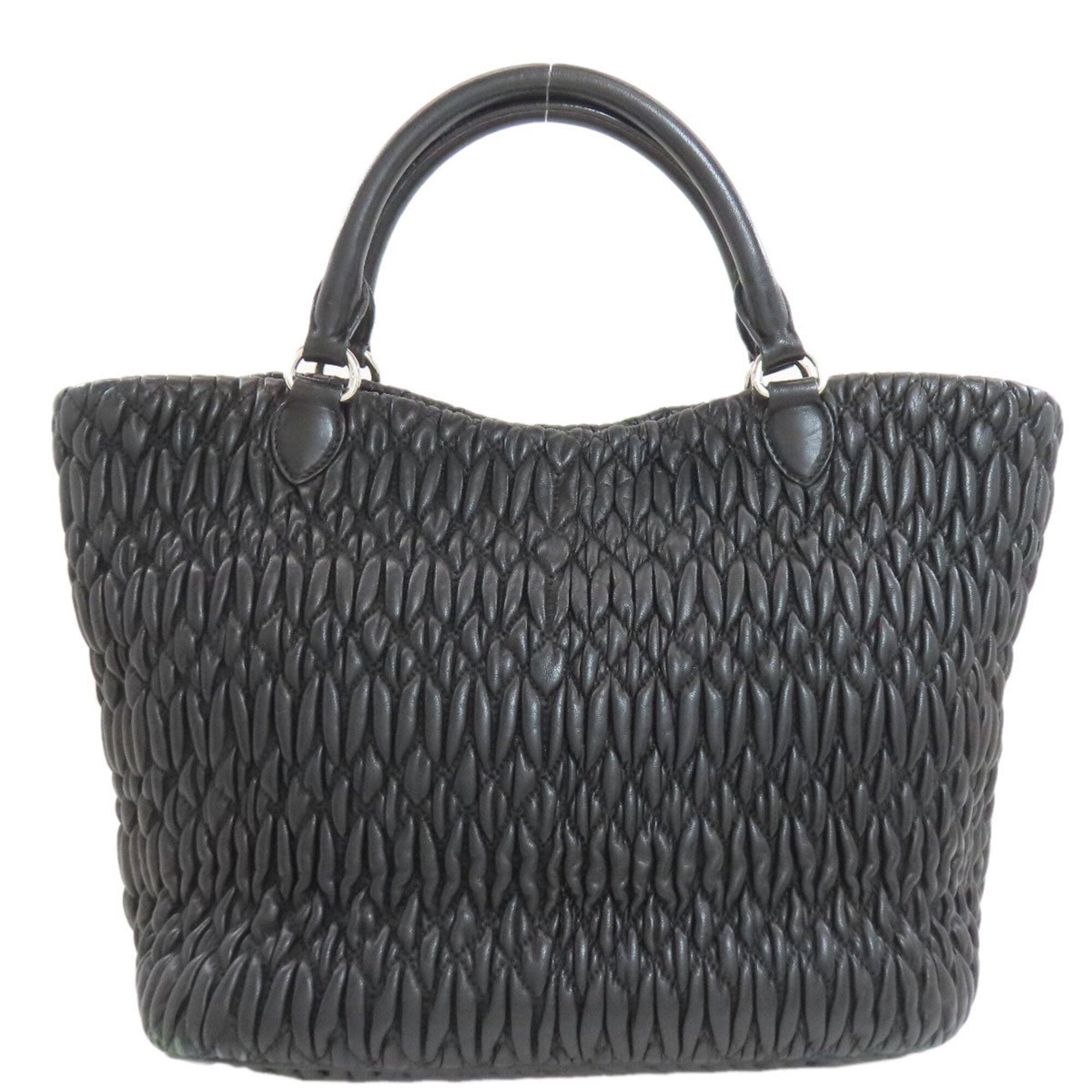 Miu Miu Black Leather Handbag (Pre-Owned)