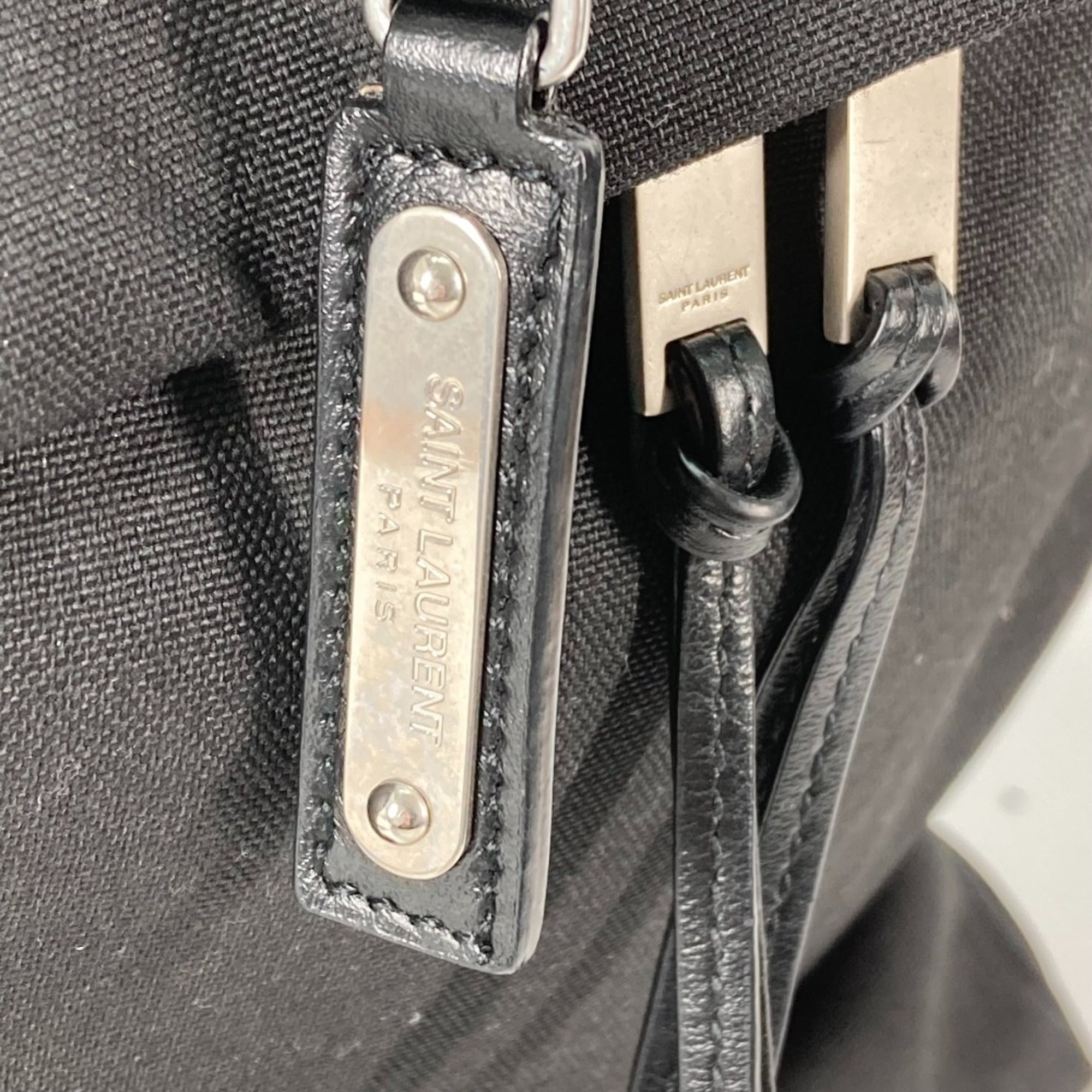 Saint Laurent Black Leather Backpack (Pre-Owned)