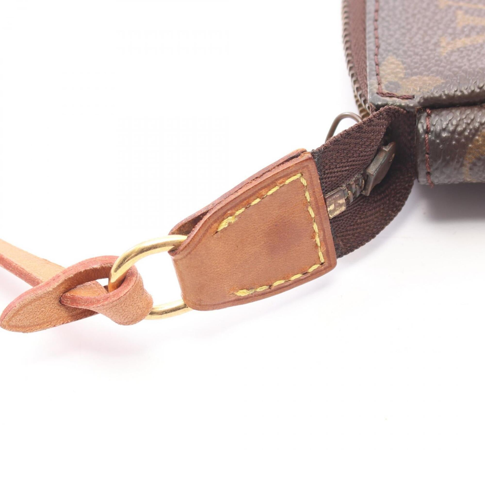 Louis Vuitton Brown Coated Canvas Leather Handbag (Pre-Owned)