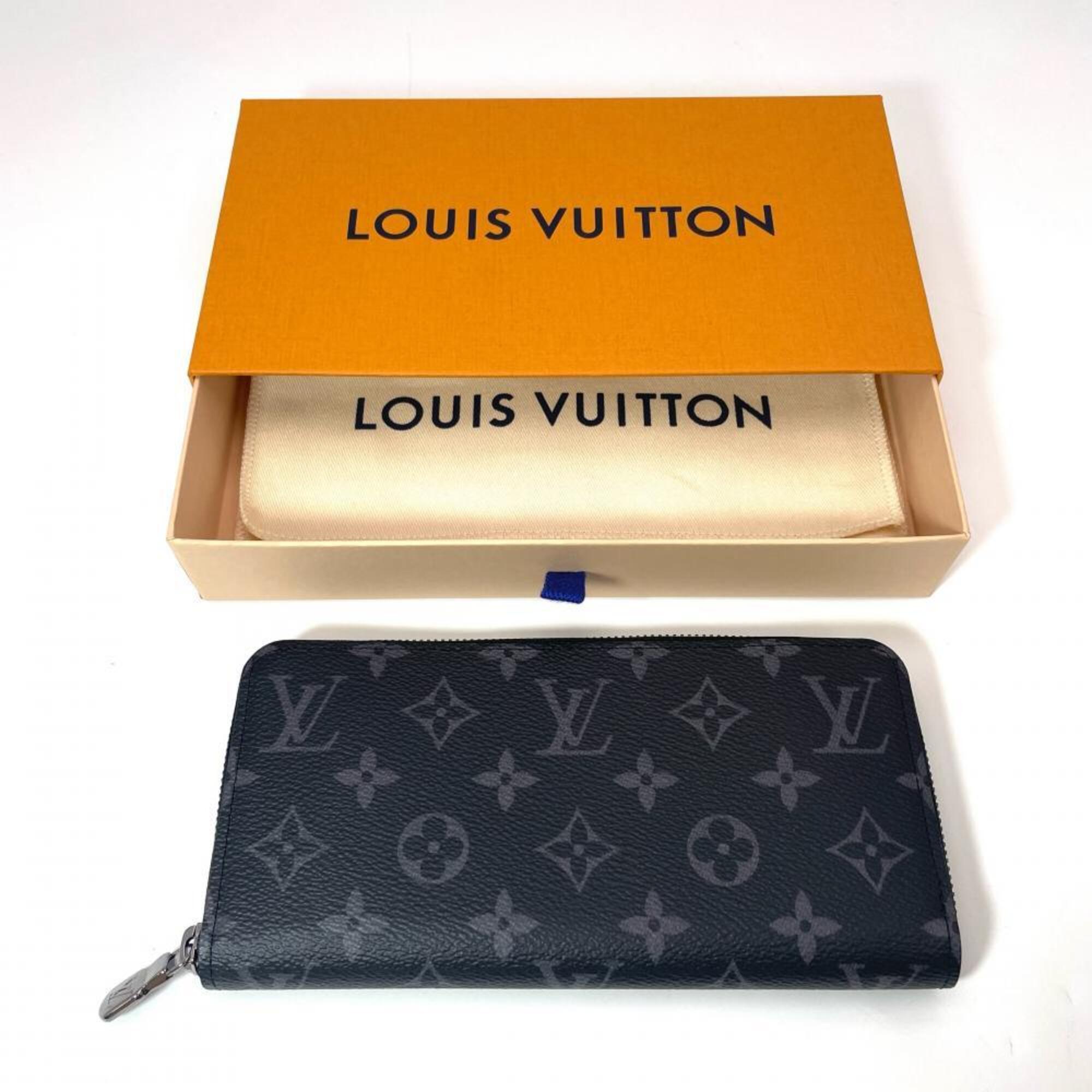 Louis Vuitton Black Monogram Eclipse Long Wallet (Bi-Fold) (Pre-Owned)