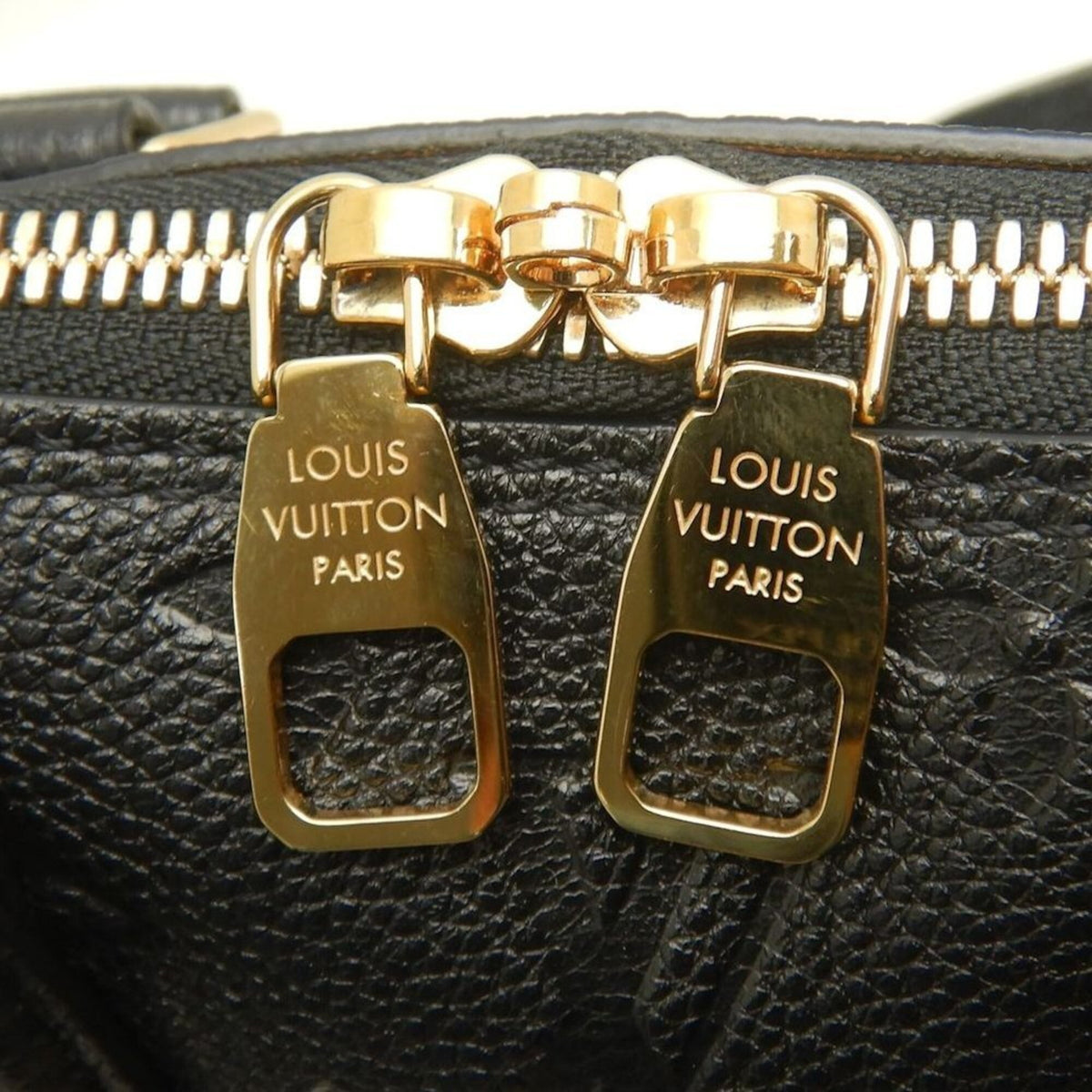 Louis Vuitton Noir Monogram Empreinte Handbag (Pre-Owned)