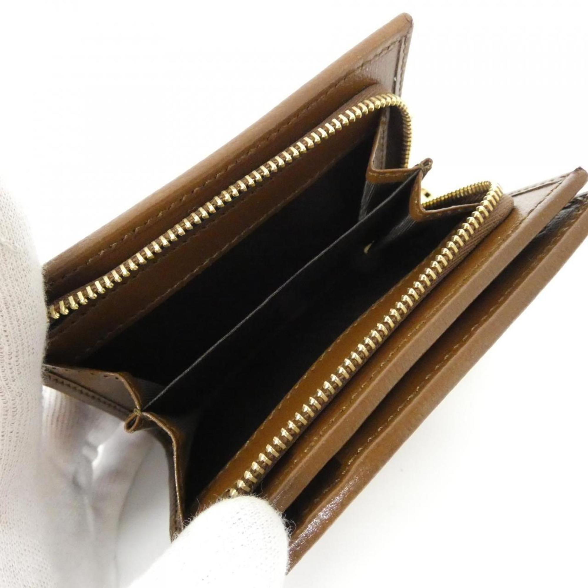 Gucci Beige Brown Gg Supreme Wallet (Bi-Fold) (Pre-Owned)