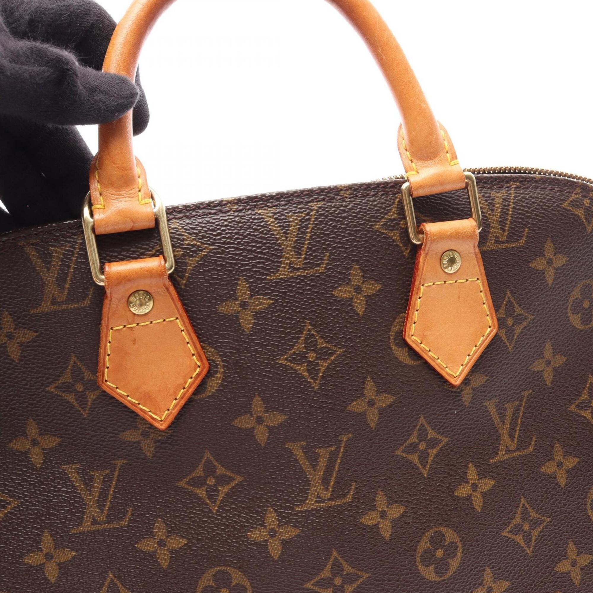 Louis Vuitton Brown Pvc Leather Handbag (Pre-Owned)