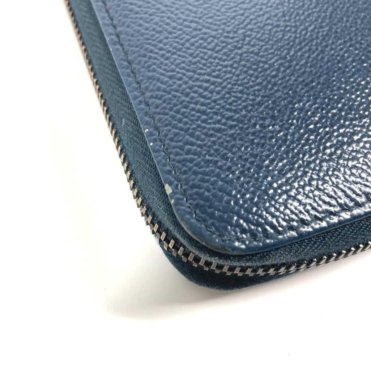 Prada Navy Saffiano Long Wallet (Bi-Fold) (Pre-Owned)