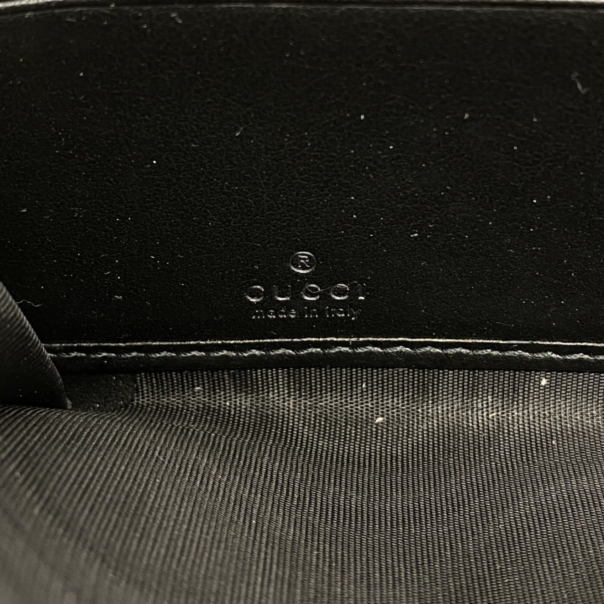 Gucci Black Leather Long Wallet (Bi-Fold) (Pre-Owned)
