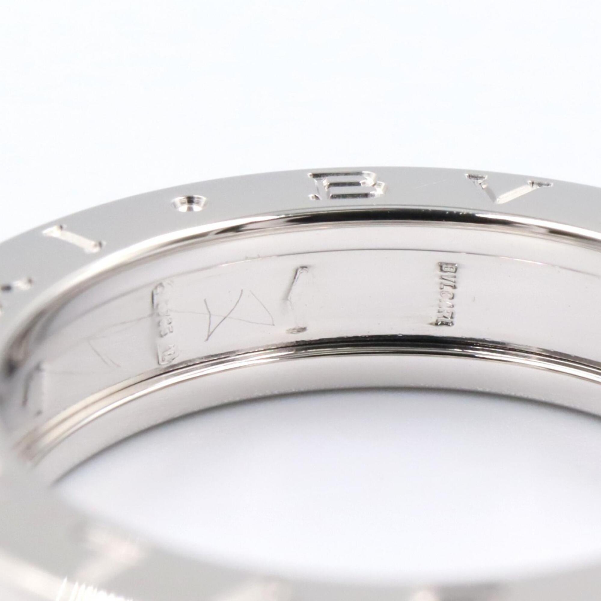 Bvlgari Silver White Gold (18K) Band Ring (Pre-Owned)