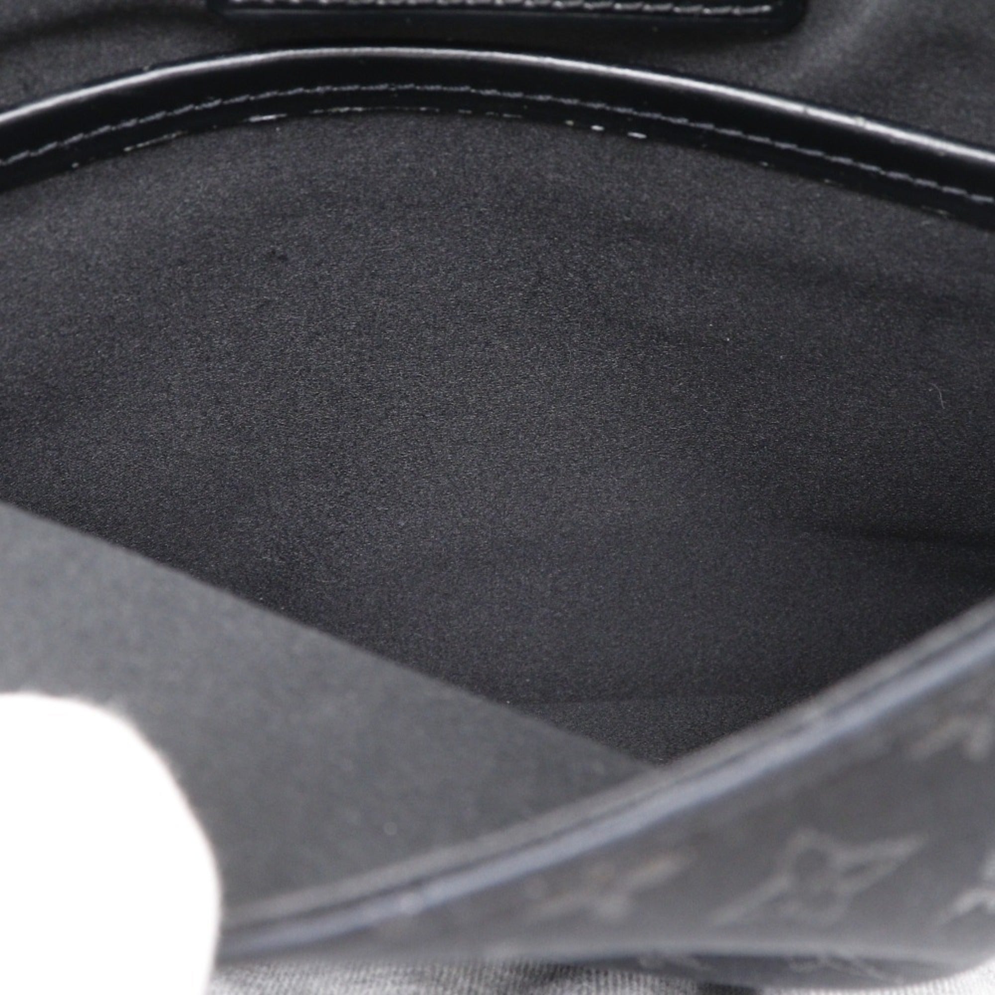 Louis Vuitton Black Monogram Satin Monogram Vernis Leather Shoulder Bag (Pre-Owned)