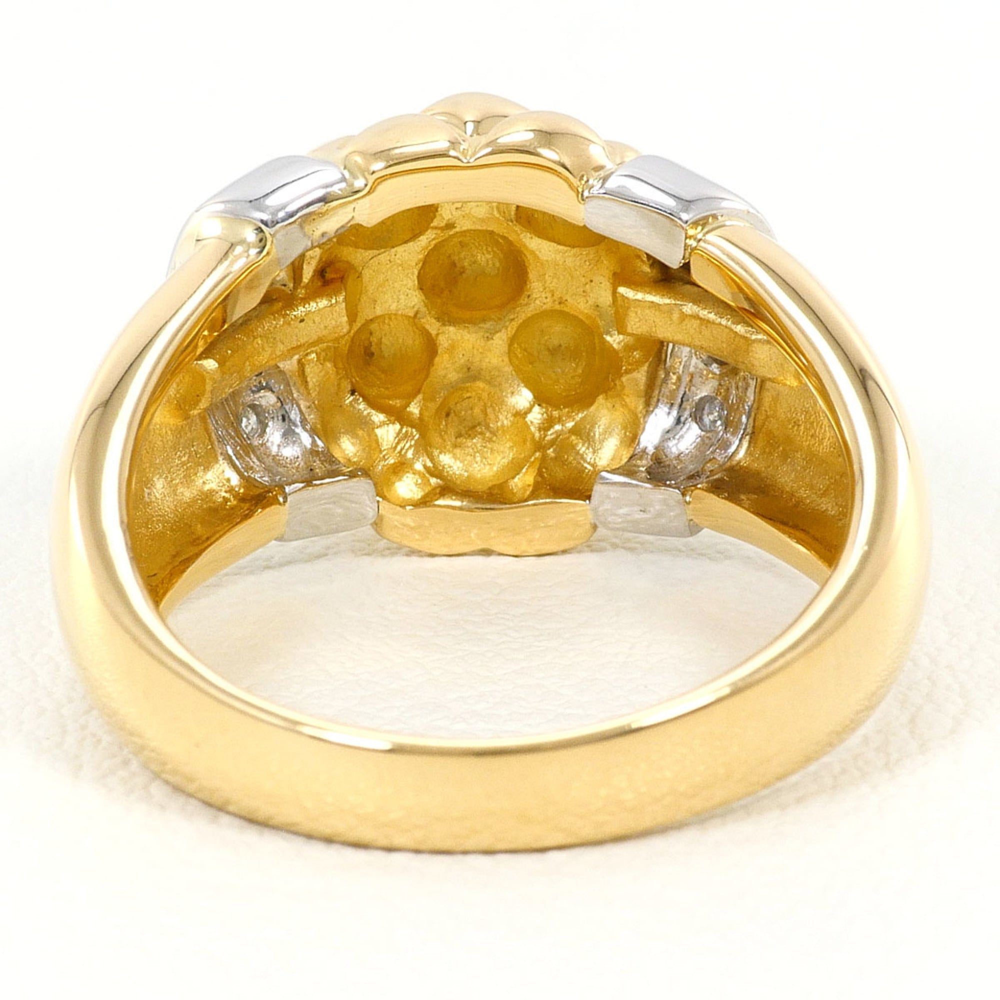 Unbranded Platinum Yellow Gold Yellow Gold (18K) Platinum 900 Band Ring (Pre-Owned)