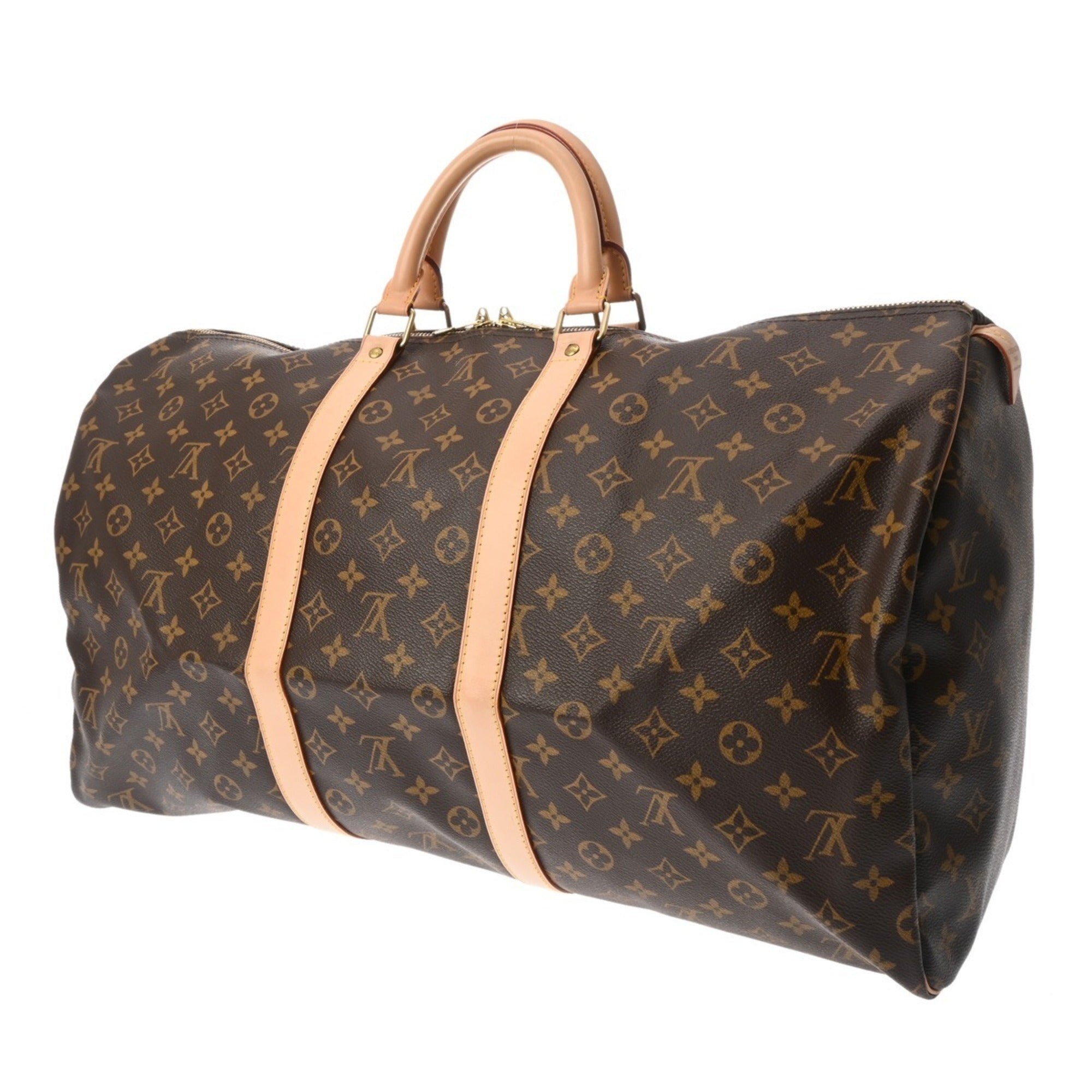 Louis Vuitton Brown Monogram Boston Bag (Pre-Owned)