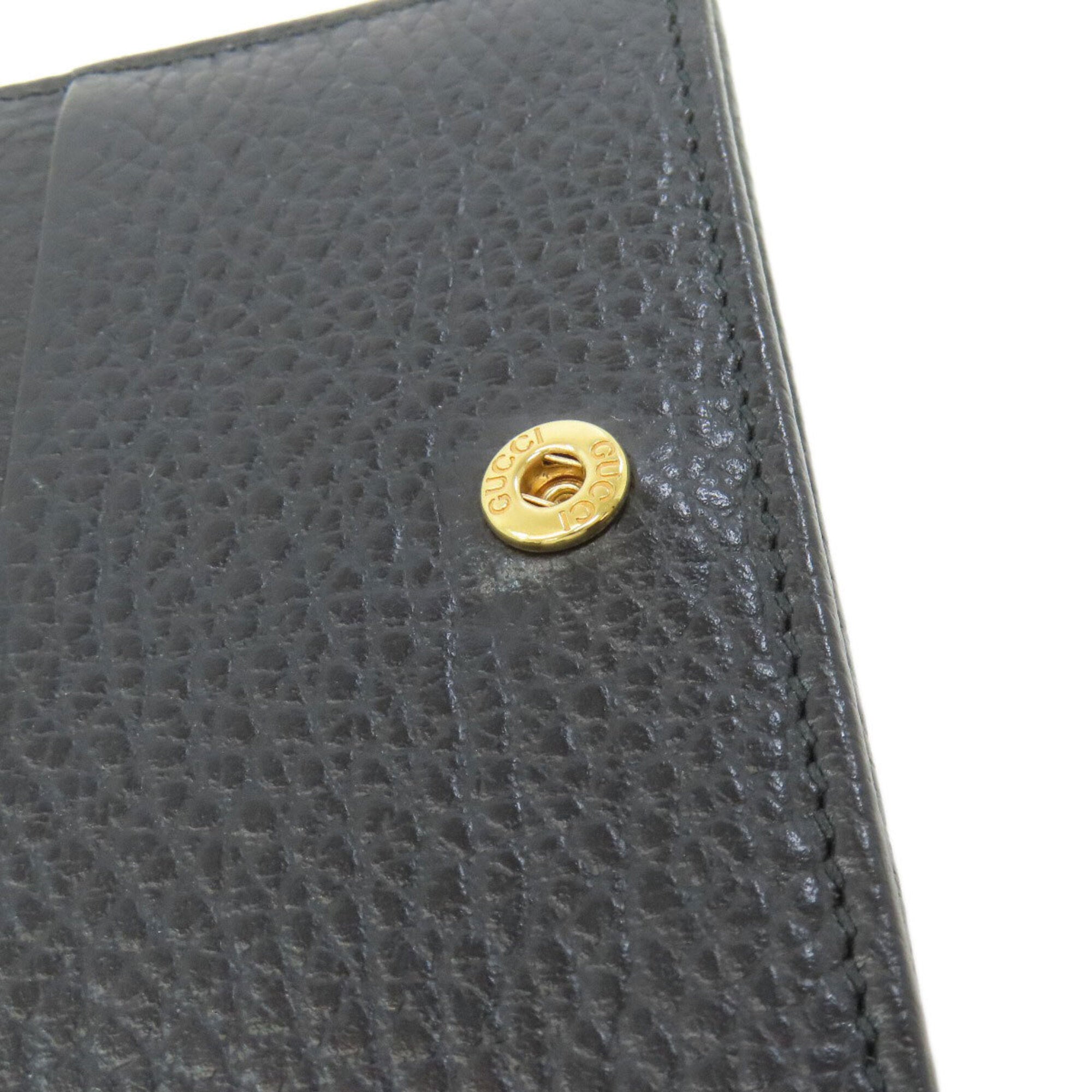 Gucci Black Leather Wallet (Bi-Fold) (Pre-Owned)
