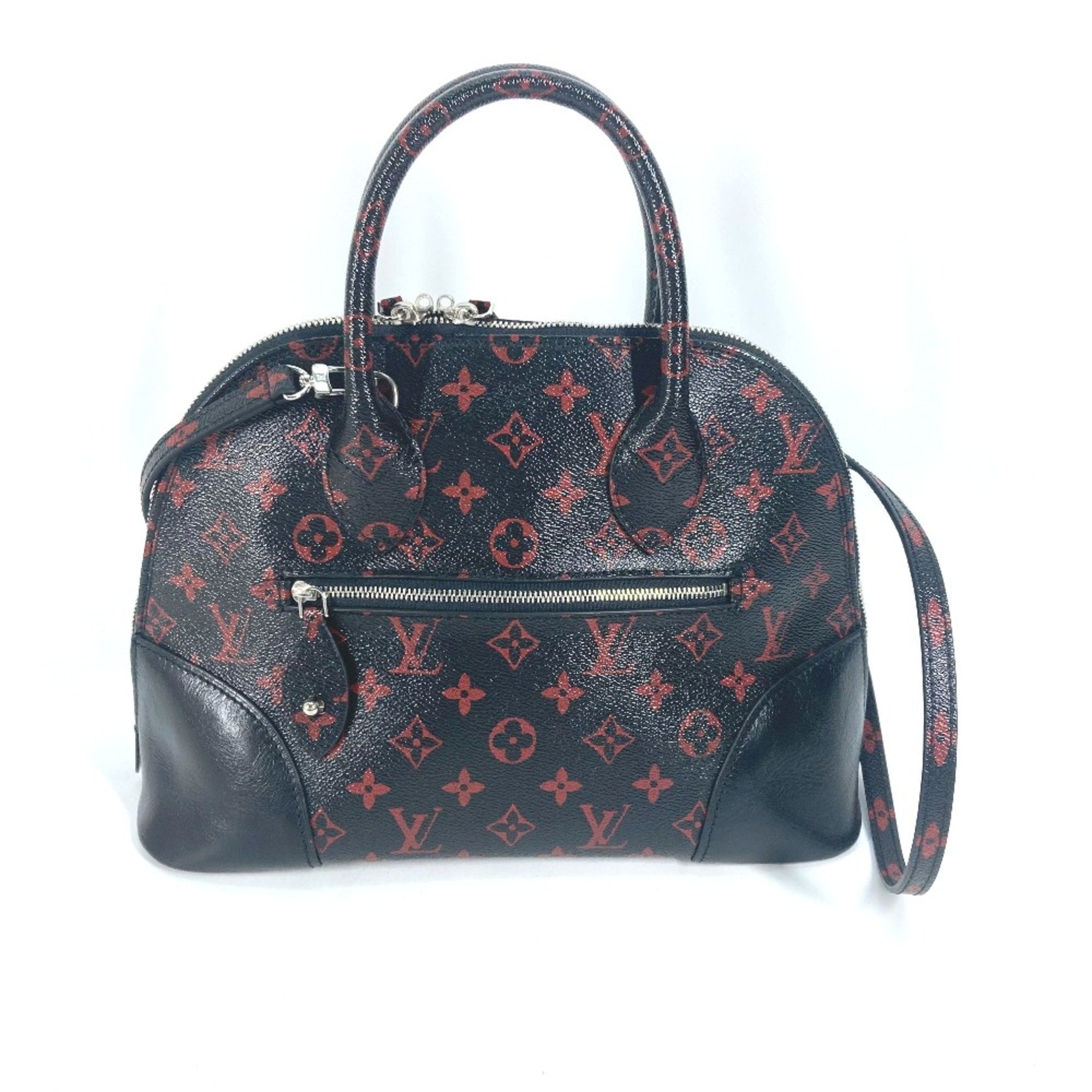 Louis Vuitton Black Cloth Shoulder Bag (Pre-Owned)