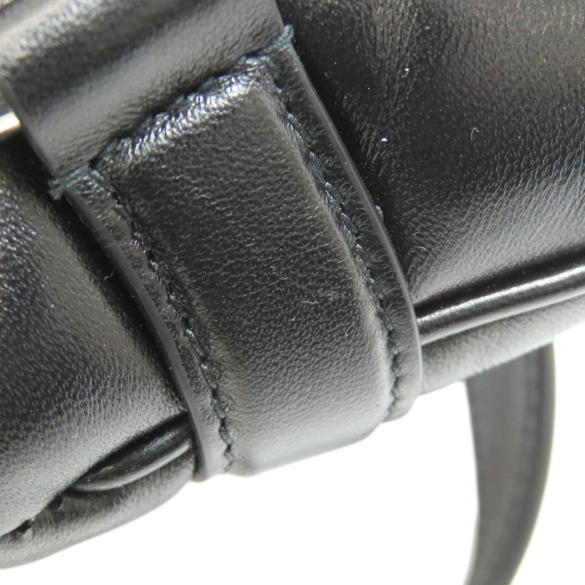 Gucci Horsebit Black Leather Handbag (Pre-Owned)