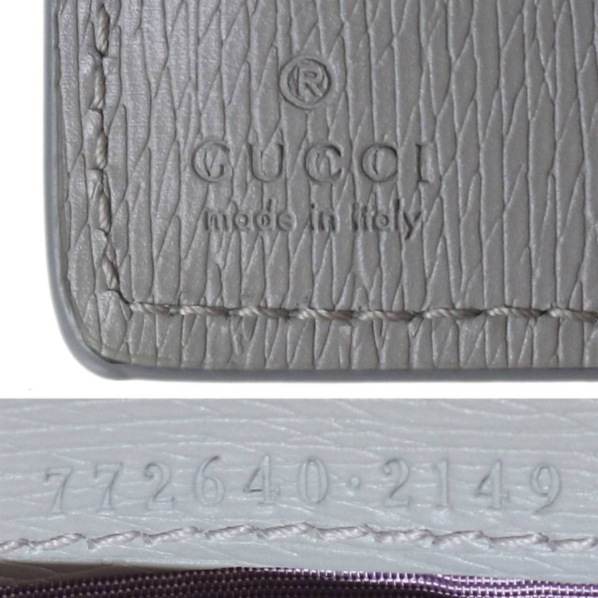 Gucci Light Gray Wallet (Bi-Fold) (Pre-Owned)