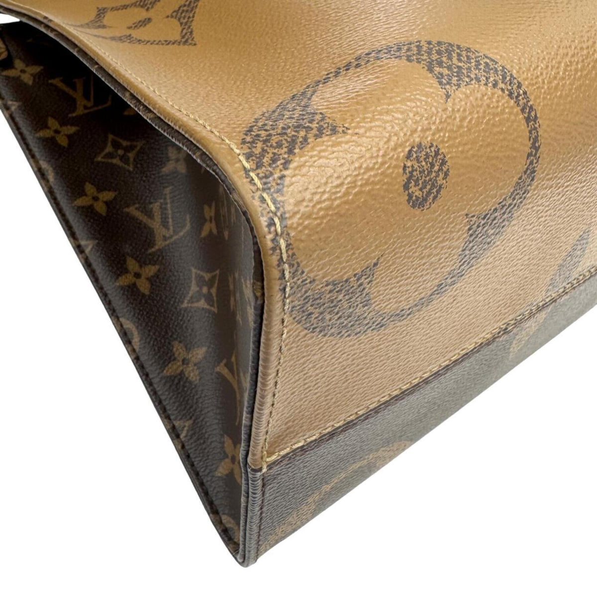 Louis Vuitton Brown Monogram Handbag Tote Bag (Pre-Owned)