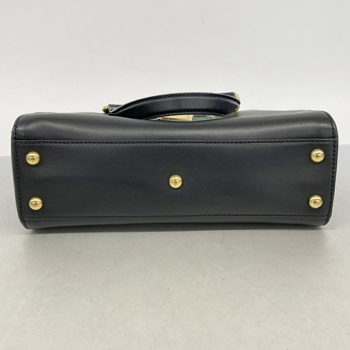 Gucci Black Leather Handbag (Pre-Owned)