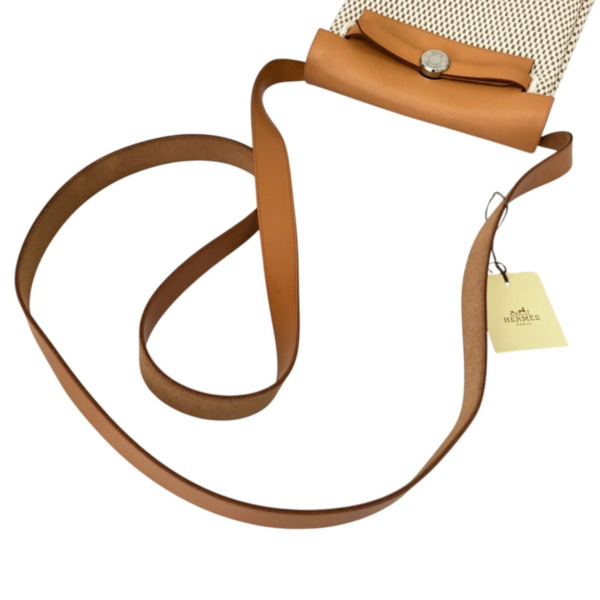 Hermes Beige Canvas Toile H Shoulder Bag (Pre-Owned)