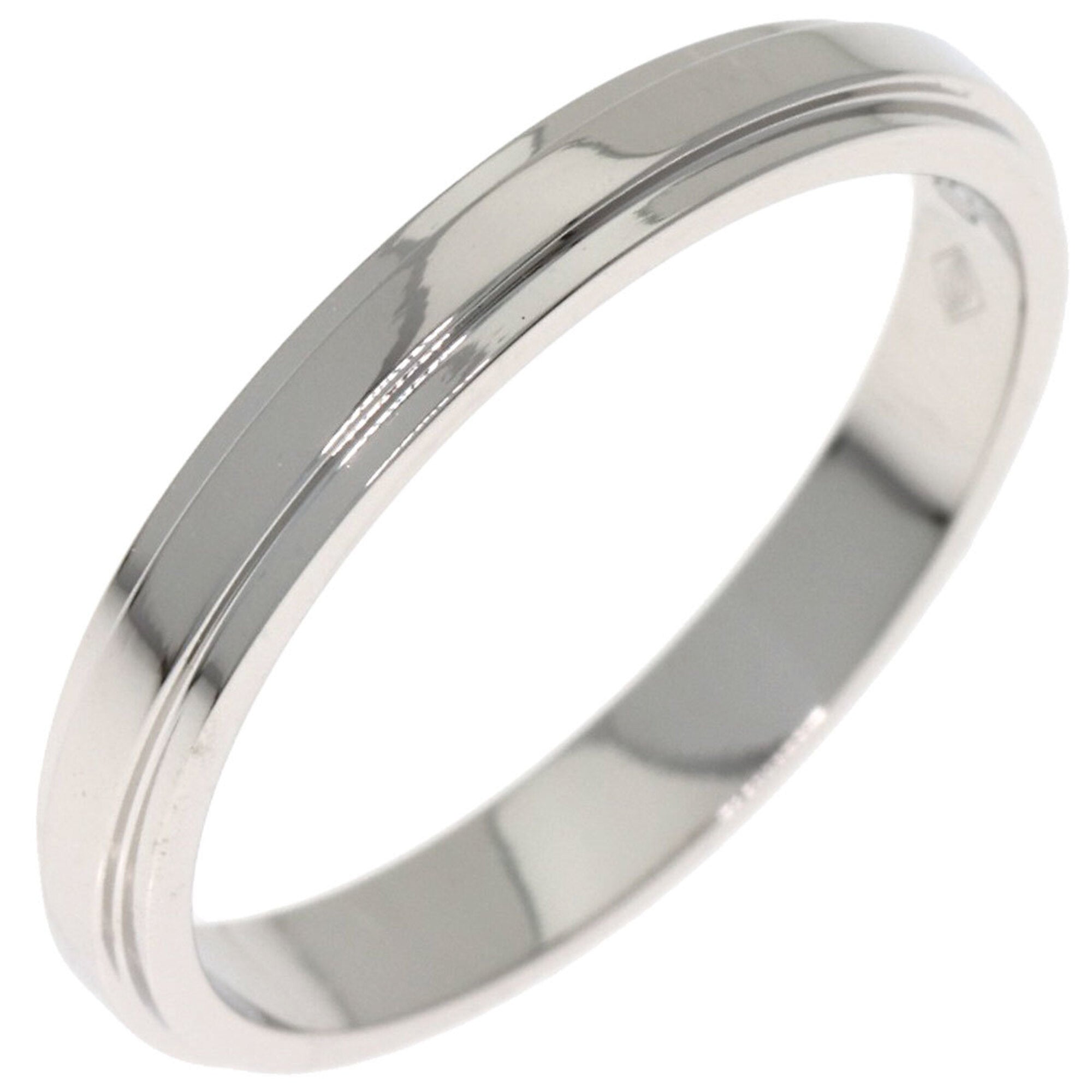 Cartier Platinum Platinum 950 Band Ring (Pre-Owned)