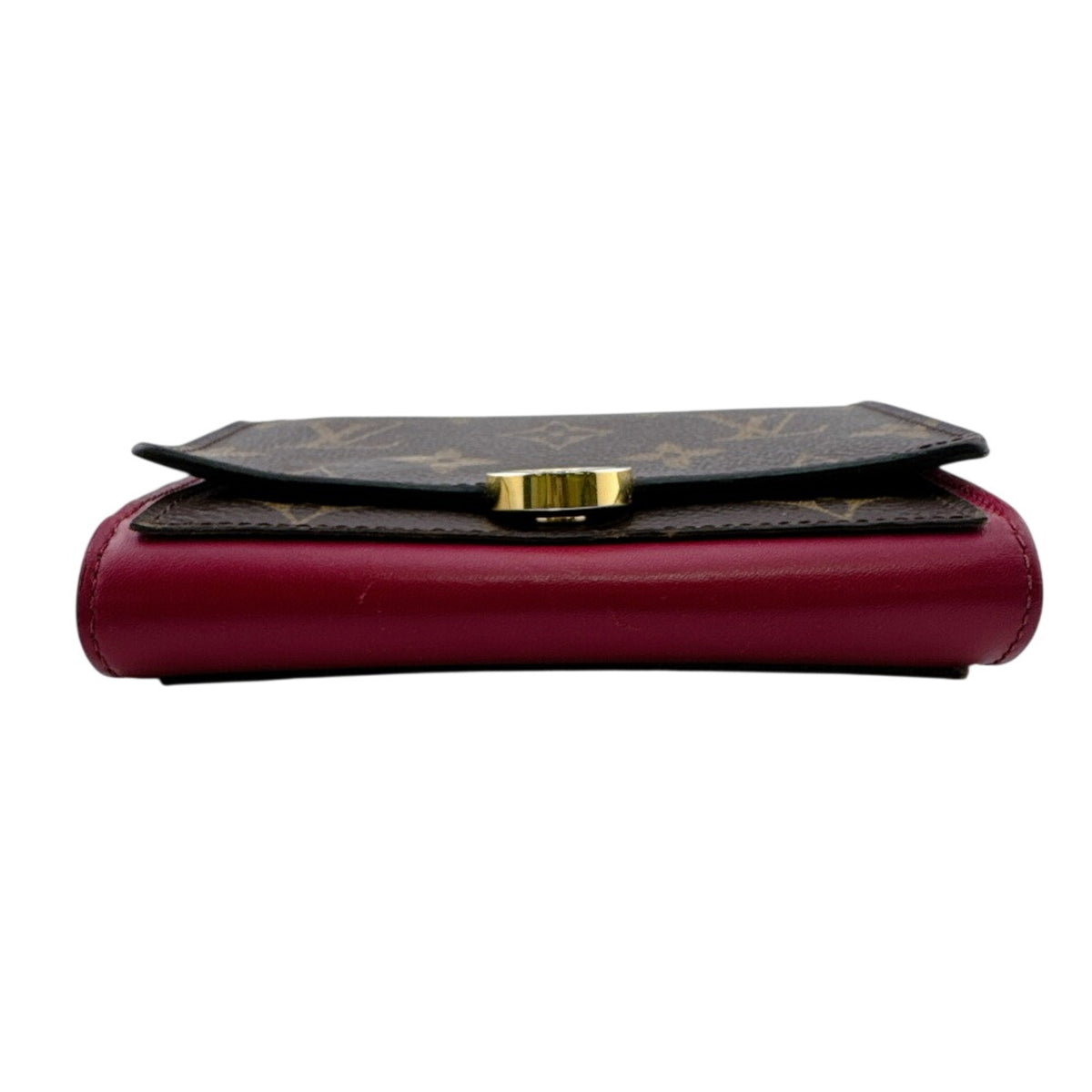 Louis Vuitton Brown Pink Monogram Leather Wallet (Bi-Fold) (Pre-Owned)