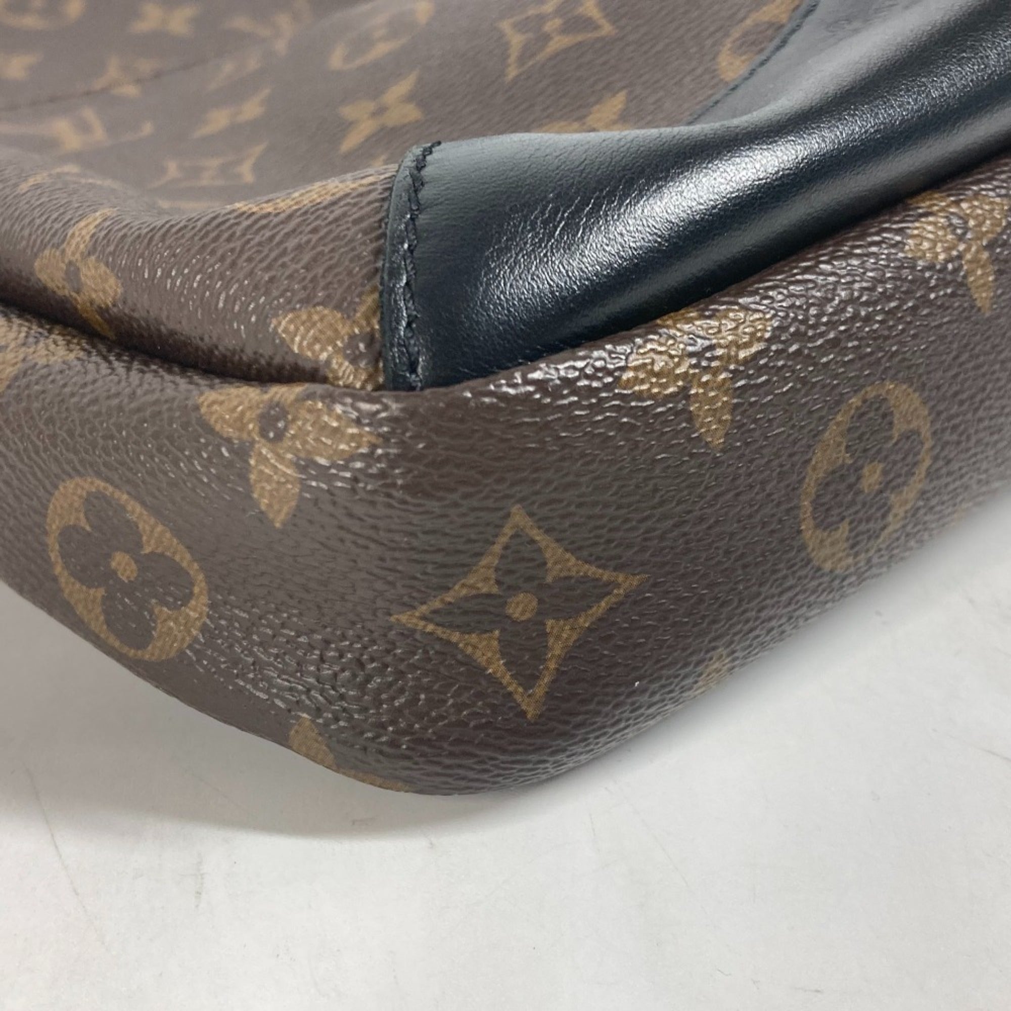 Louis Vuitton Black Brown Monogram Canvas Sling Bag (Pre-Owned)