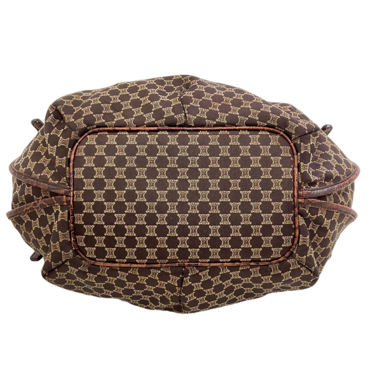 Celine Macadam Brown Canvas Tote Bag (Pre-Owned)
