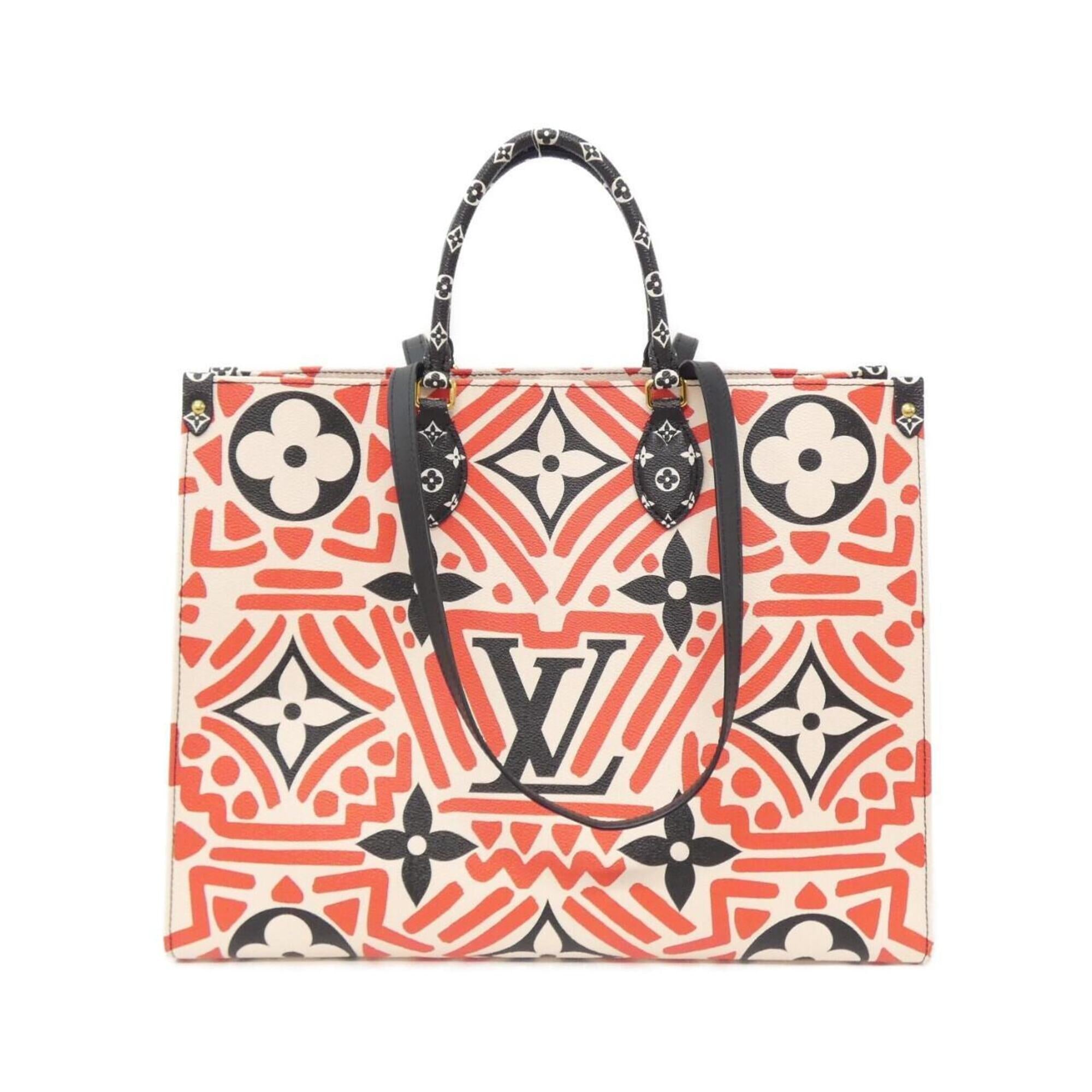 Louis Vuitton Cream Rouge Coated Canvas Handbag (Pre-Owned)