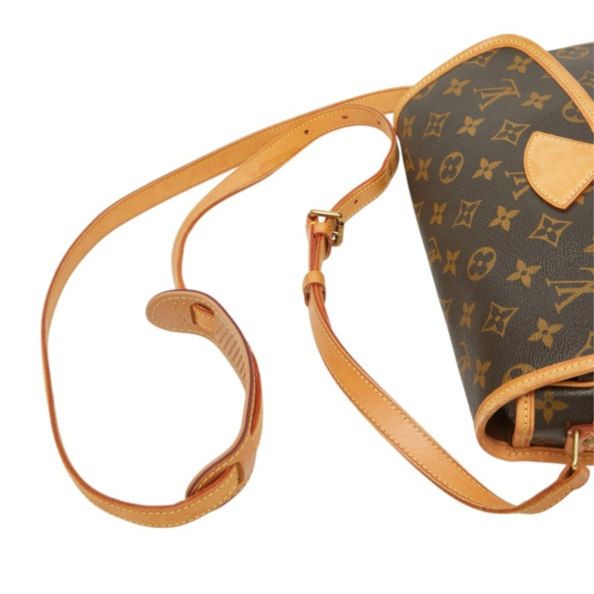 Louis Vuitton Monogram Brown Pvc Leather Shoulder Bag (Pre-Owned)