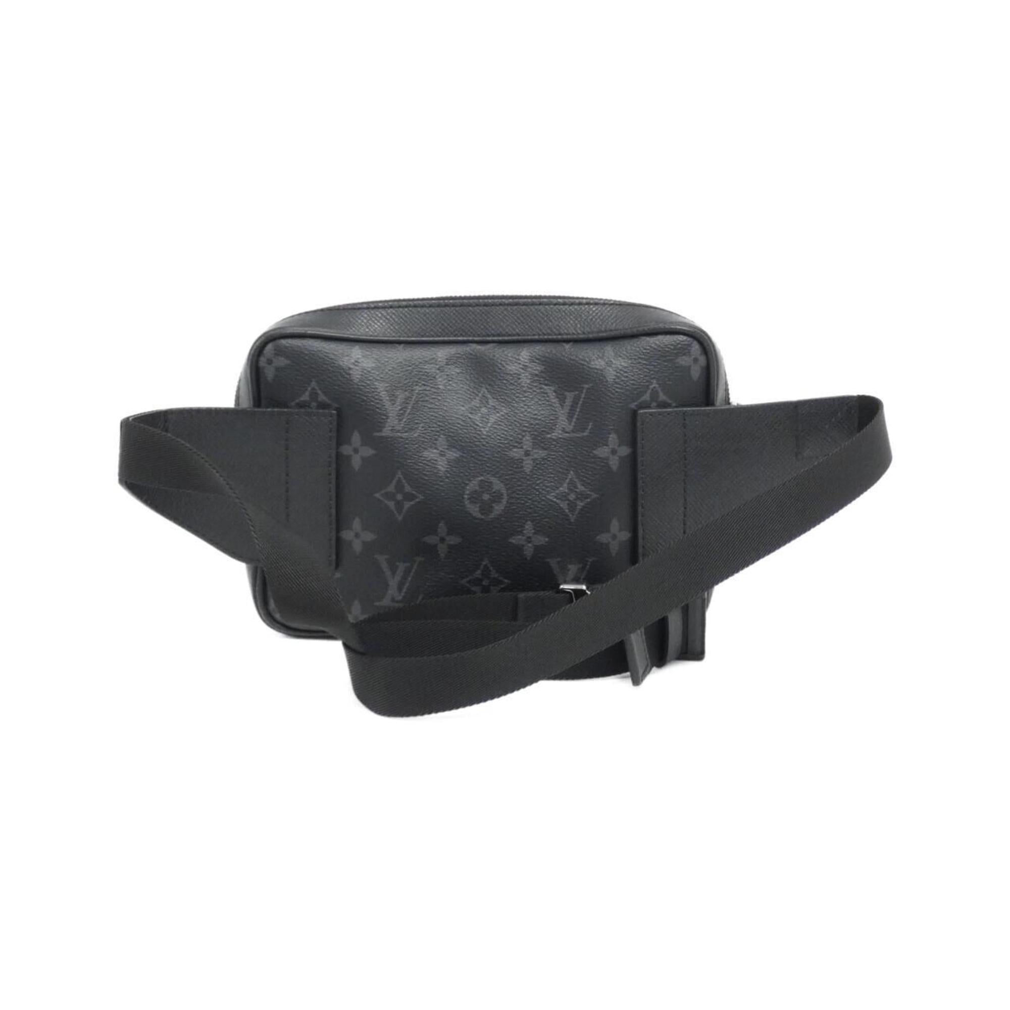 Louis Vuitton Black Coated Canvas Shoulder Bag (Pre-Owned)