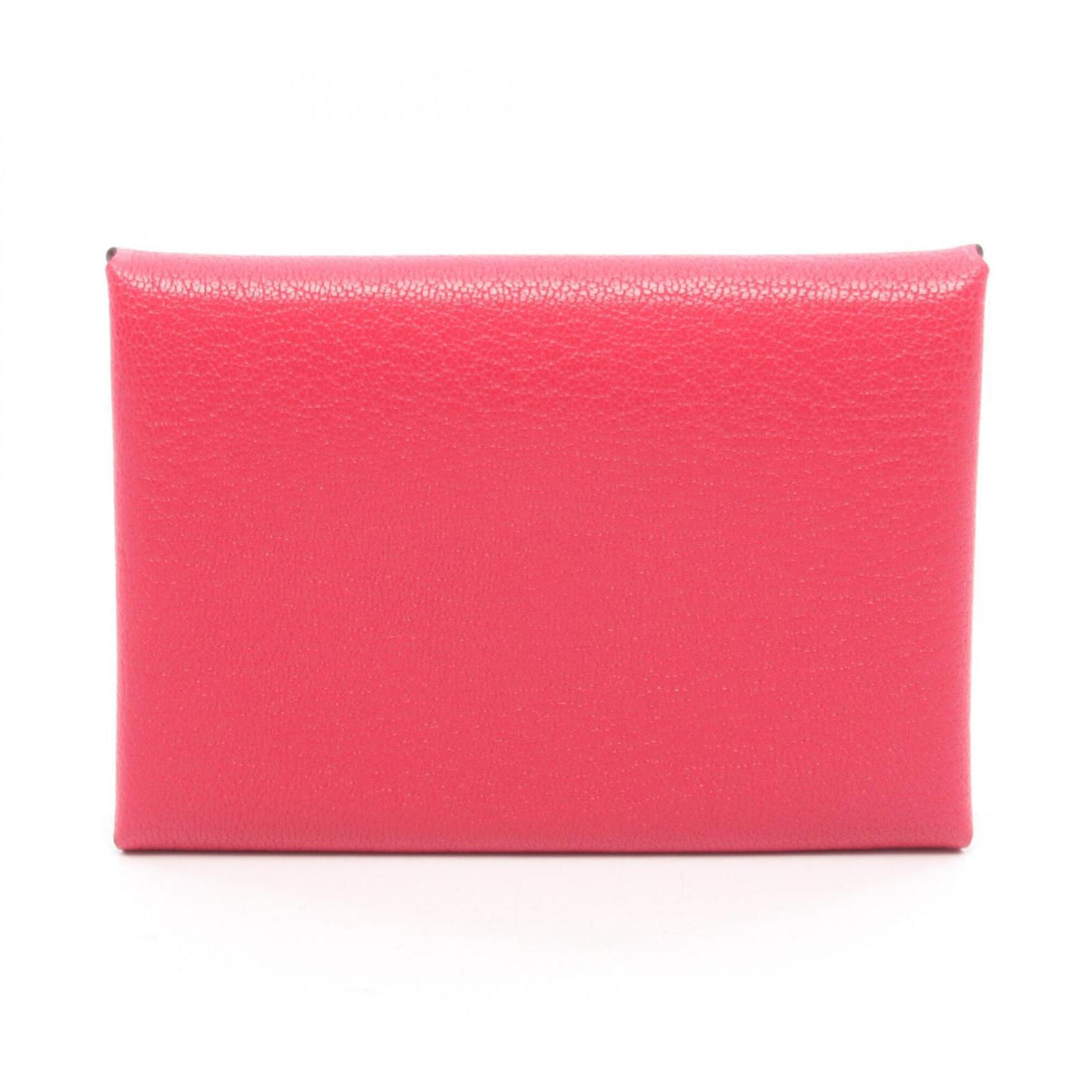 Hermes Pink Leather Coin Purse/Coin Case (Pre-Owned)