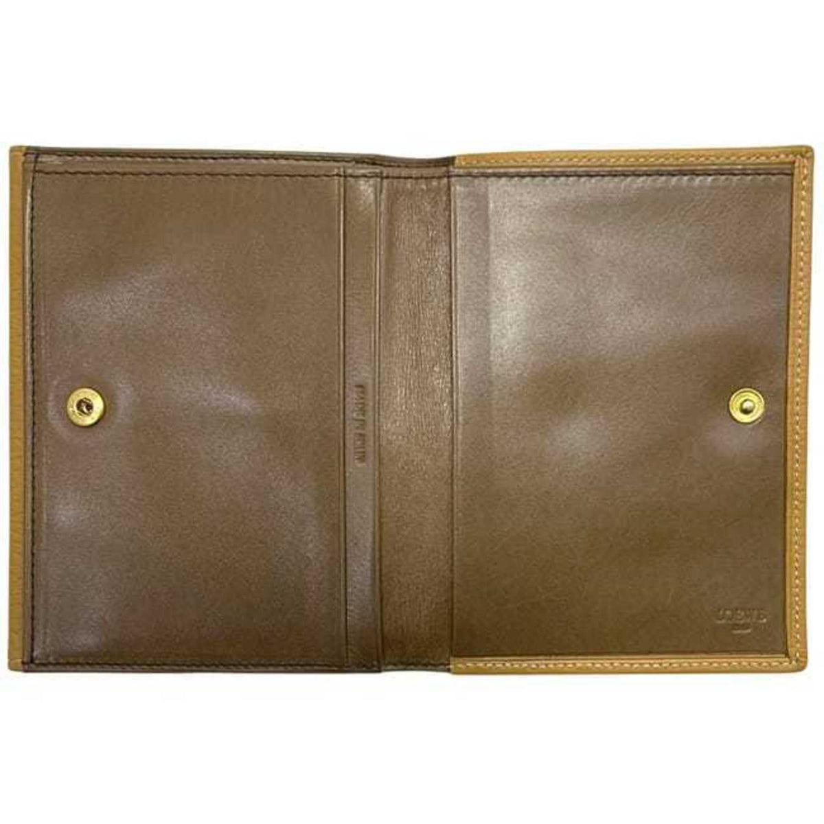 Loewe Brown Camel Leather Wallet (Bi-Fold) (Pre-Owned)